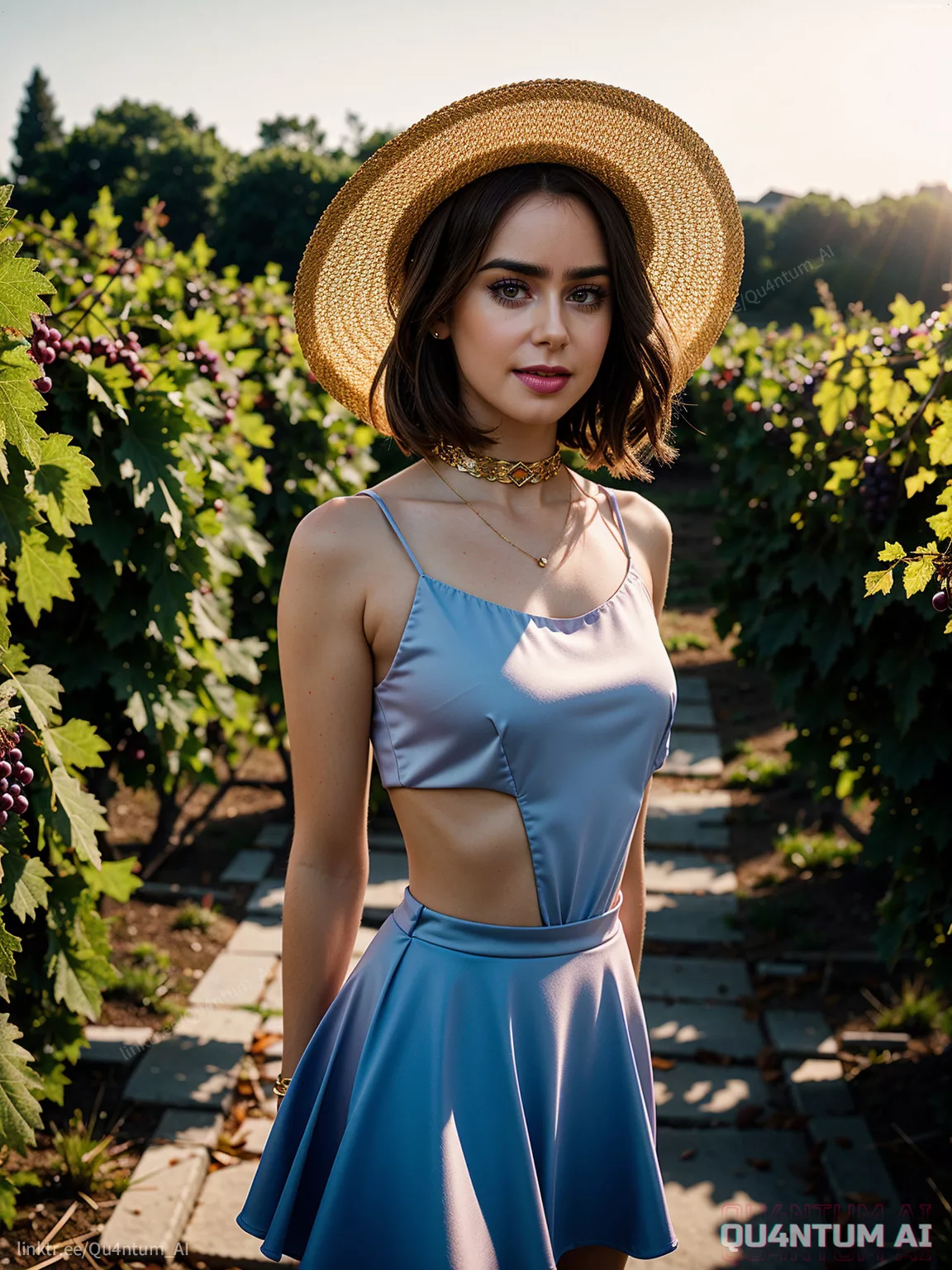 Lily Collins Under Tuscany Sun QuantumAI FSIComics.com 19 - FSIComics