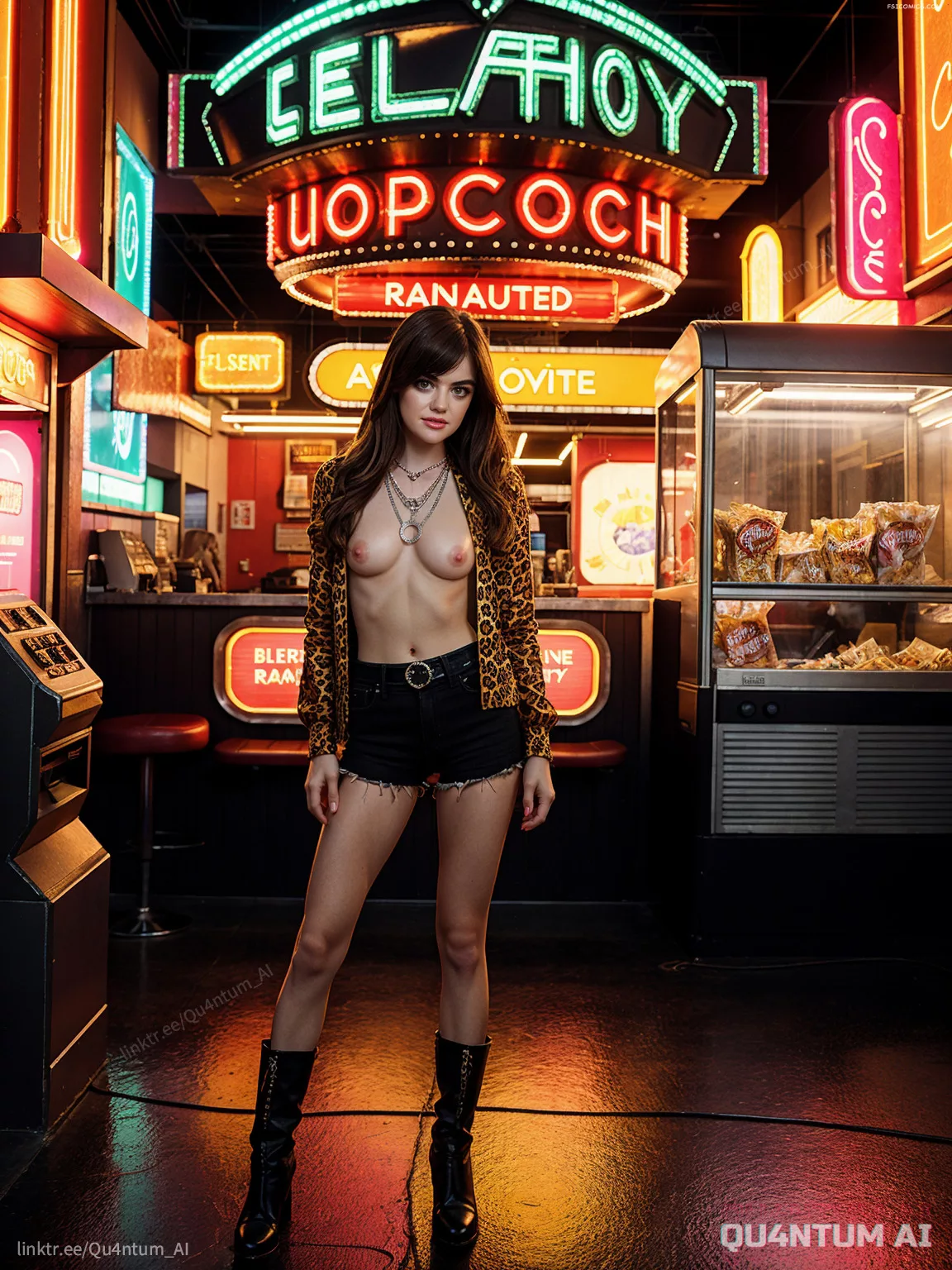 Lucy Hale Pretty Little Liars Truth or Dare 2010s TV Series Glamour QuantumAI FSIComics.com 21 - FSIComics
