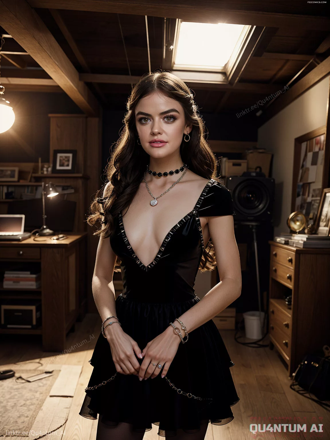 Lucy Hale Pretty Little Liars Truth or Dare 2010s TV Series Glamour QuantumAI FSIComics.com 24 - FSIComics