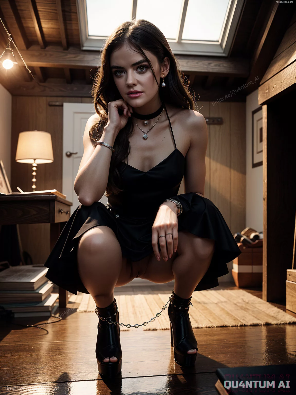 Lucy Hale Pretty Little Liars Truth or Dare 2010s TV Series Glamour QuantumAI FSIComics.com 26 - FSIComics