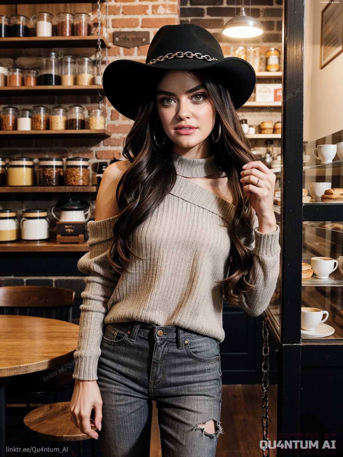 Lucy Hale Pretty Little Liars Truth or Dare 2010s TV Series Glamour QuantumAI FSIComics.com 3 - FSIComics