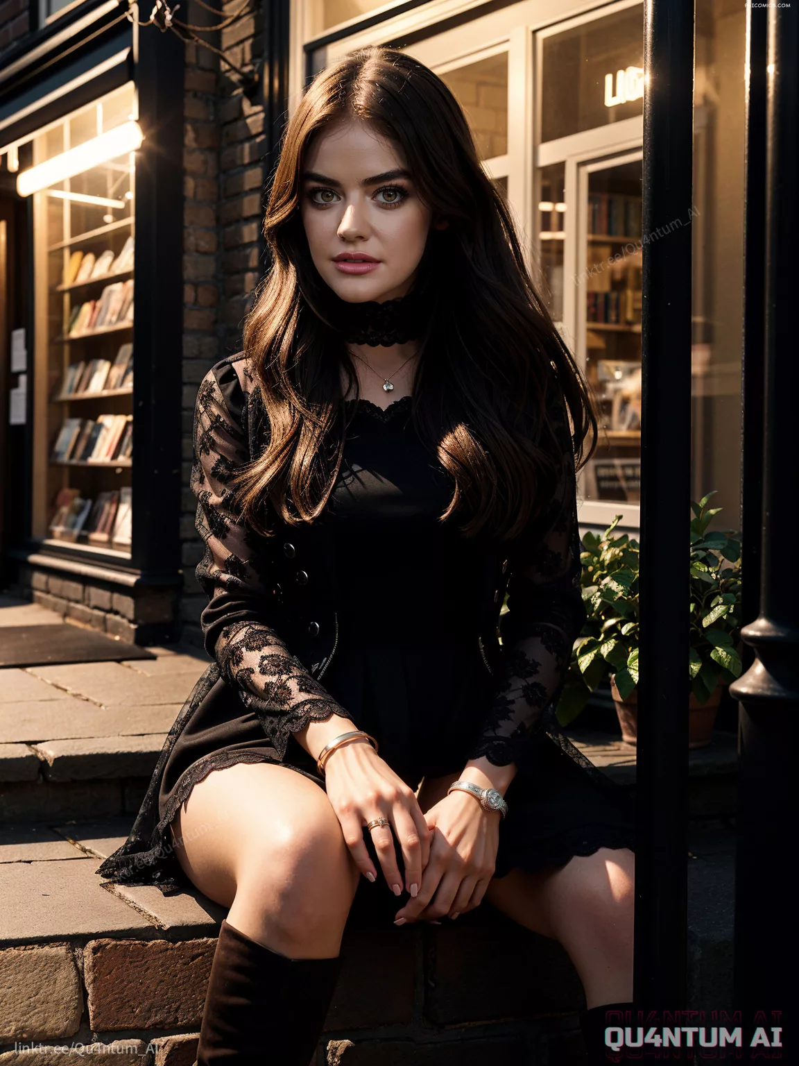 Lucy Hale Pretty Little Liars Truth or Dare 2010s TV Series Glamour QuantumAI FSIComics.com 9 - FSIComics