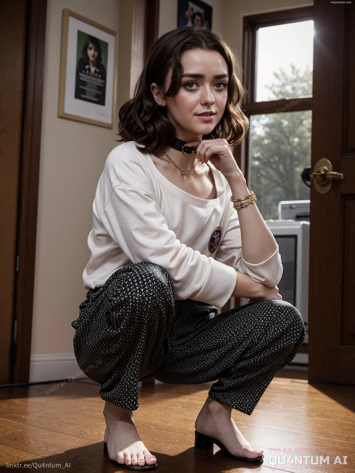 Maisie Williams Stranger Things Game of thrones scifi fantasy GOT Classic QuantumAI FSIComics.com 09 00127 1866206492 QuantumAI - FSIComics