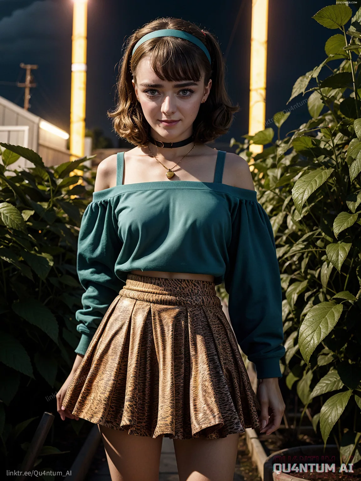 Maisie Williams Stranger Things Game of thrones scifi fantasy GOT Classic QuantumAI FSIComics.com 10 00130 1731535166 QuantumAI - FSIComics