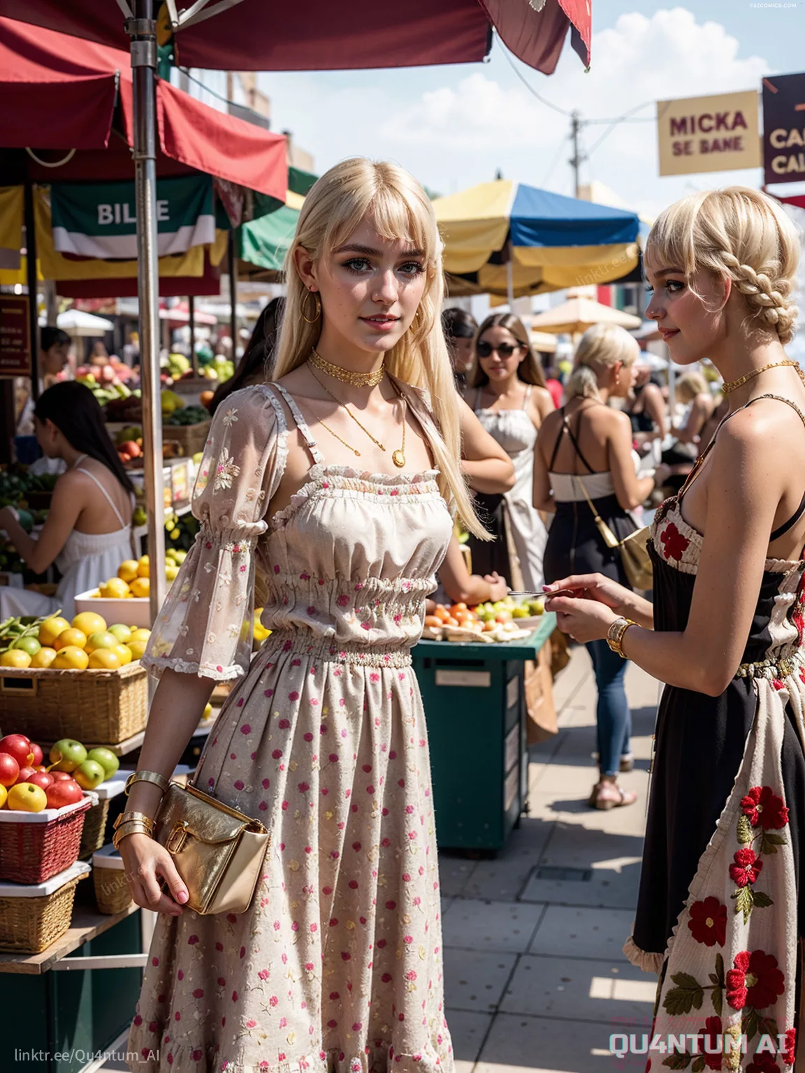 McKenna Grace Lake Como Vacations Sundress Sunny Breake QuantumAI FSIComics.com 16 00276 4287188110 QuantumAI - FSIComics