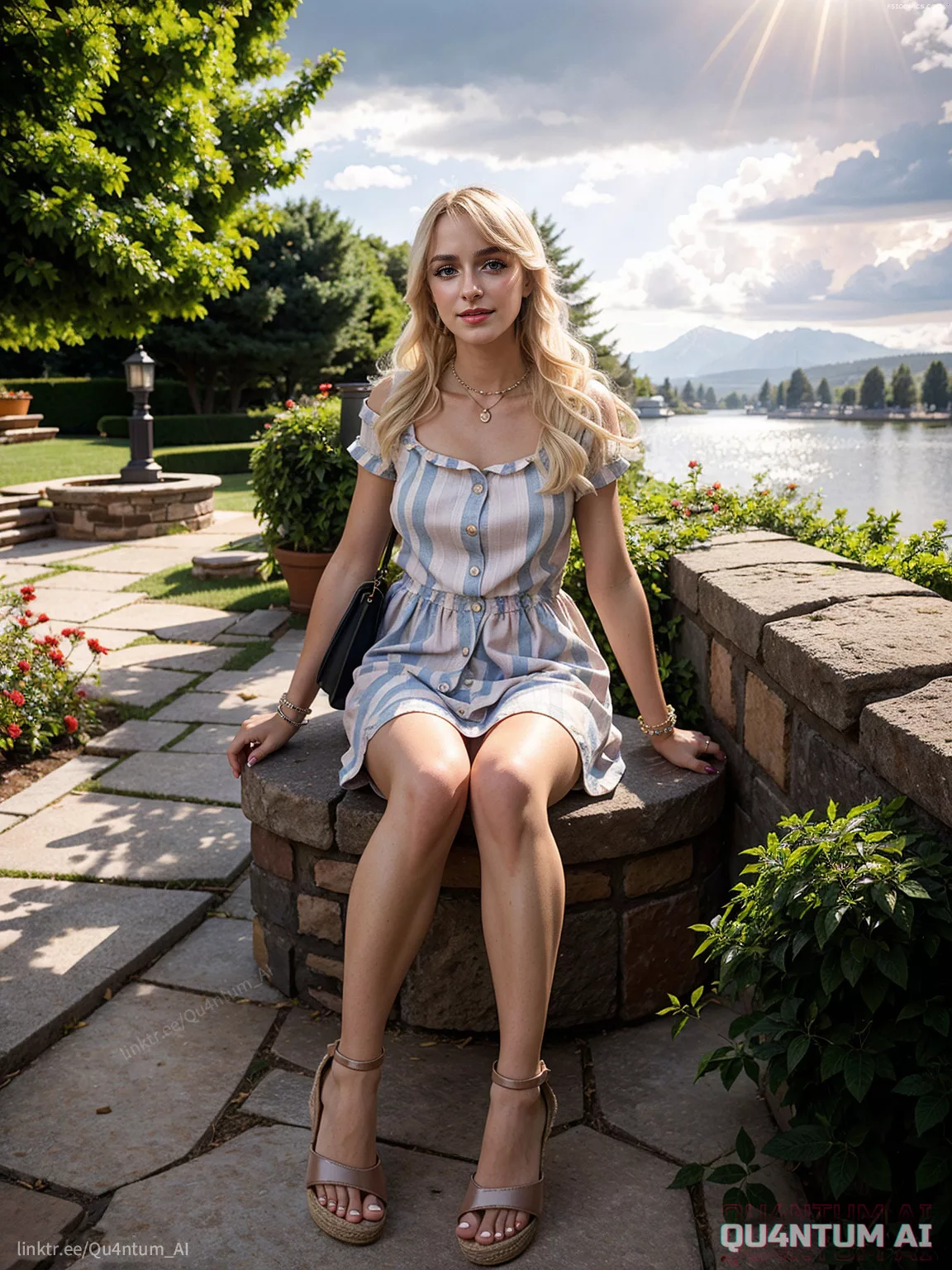 McKenna Grace Lake Como Vacations Sundress Sunny Breake QuantumAI FSIComics.com 17 00331 1178994875 QuantumAI - FSIComics