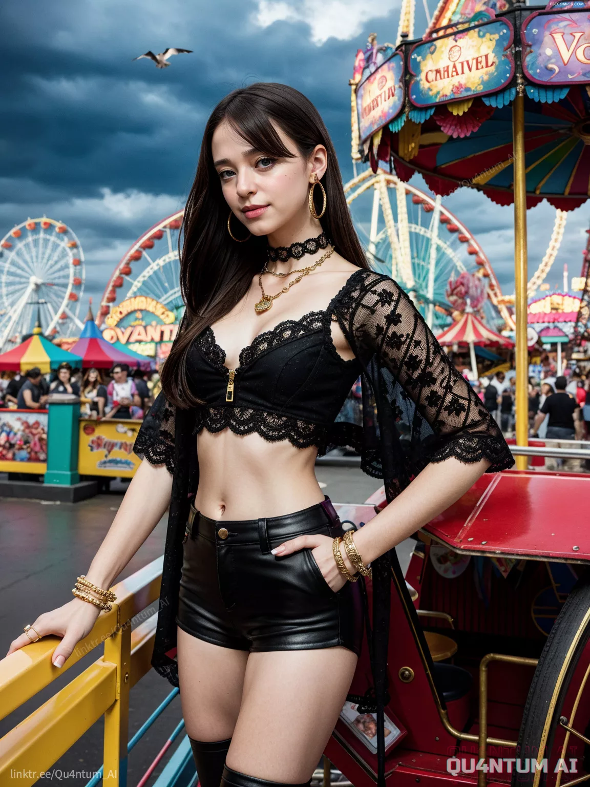 Mikey Madison Anora Sadie Atkins Glamour Lace Romance QuantumAI FSIComics.com 05 00013 3426363311 QuantumAI - FSIComics