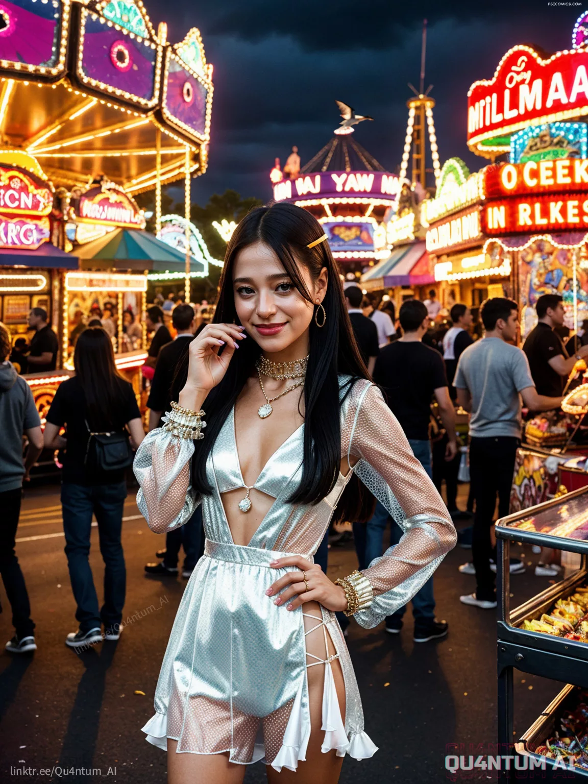 Mikey Madison Anora Sadie Atkins Glamour Lace Romance QuantumAI FSIComics.com 06 00017 3426363315 QuantumAI - FSIComics