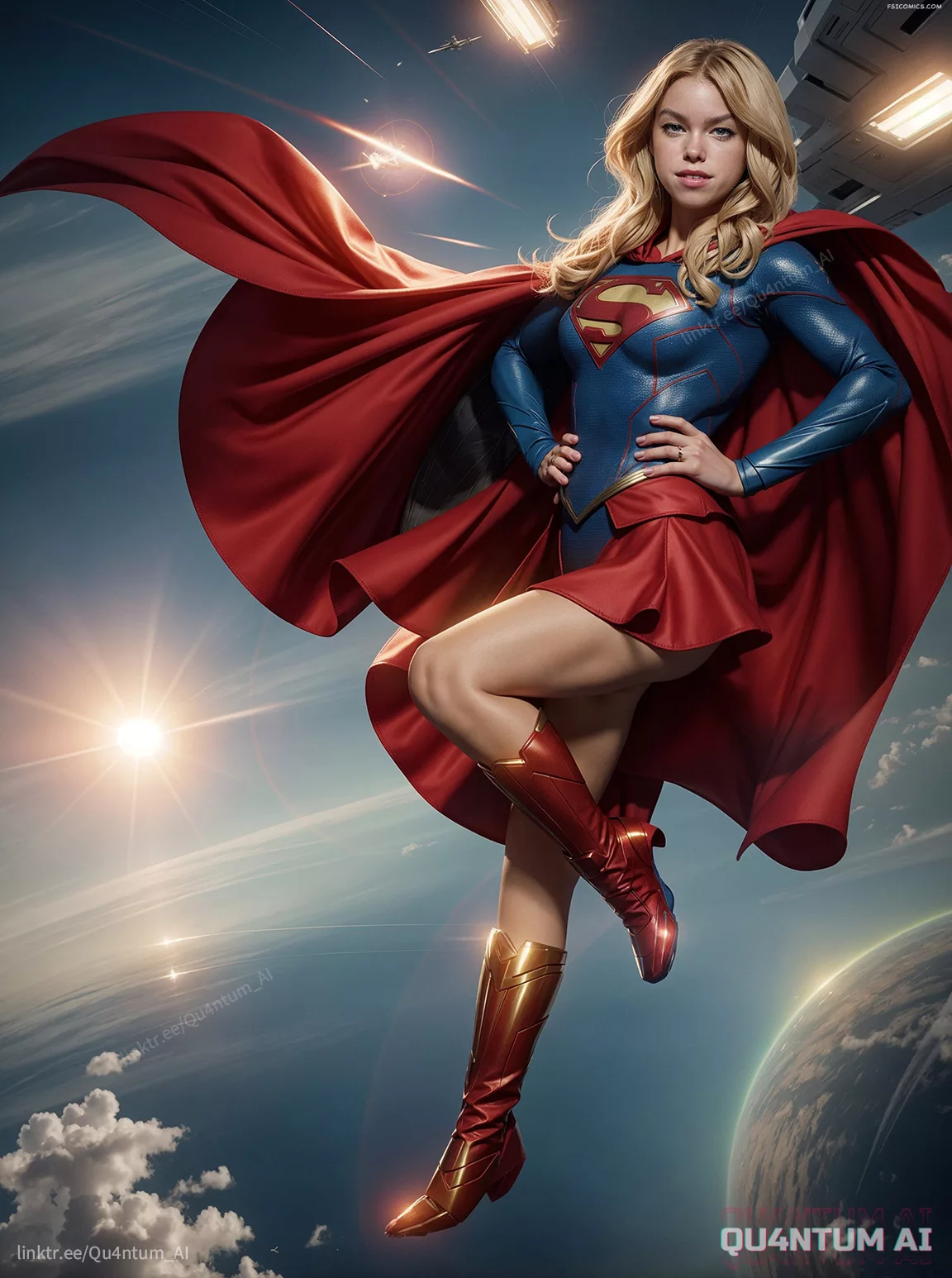 Milly Alcock Supergirl Woman Of Tomorrow QuantumAI FSIComics.com 1 - FSIComics Milly Alcock - Supergirl Woman Of Tomorrow – QuantumAI