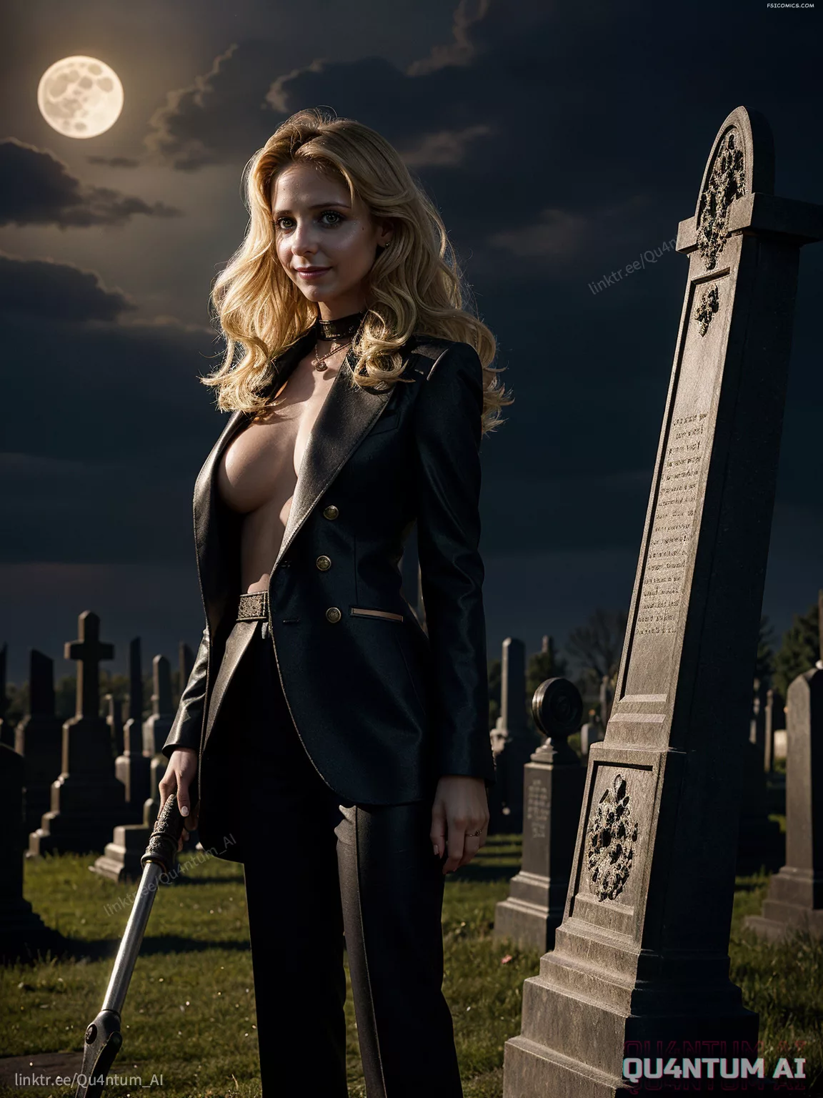 Sarah Michelle Gellar Buffy the Vampire Slayer 1990s Classic Series QuantumAI FSIComics.com 10 - FSIComics