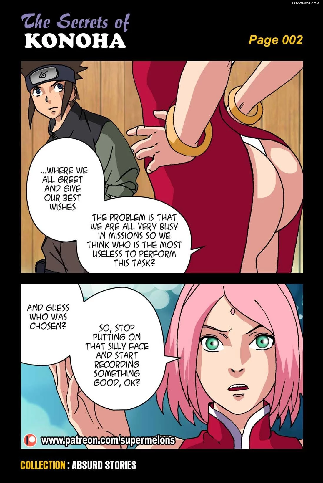 The Secrets of Konoha Naruto Super Melons FSIComics.com 3 - FSIComics