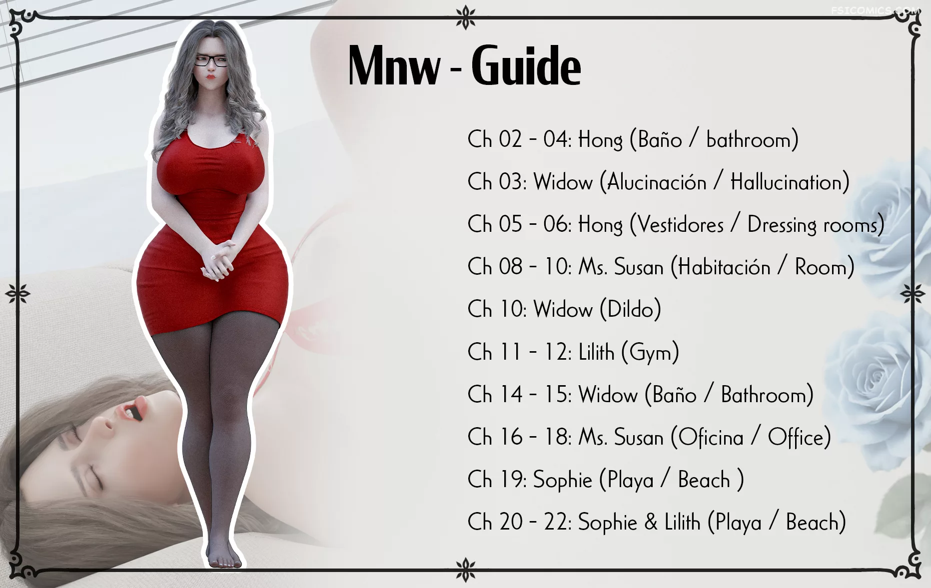 chapter guide rose blue 3d 001 - FSIComics