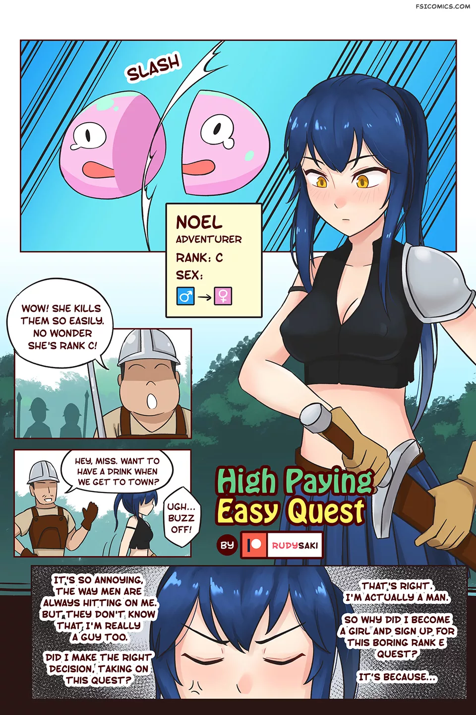 high paying easy quest rudy saki 001 - FSIComics
