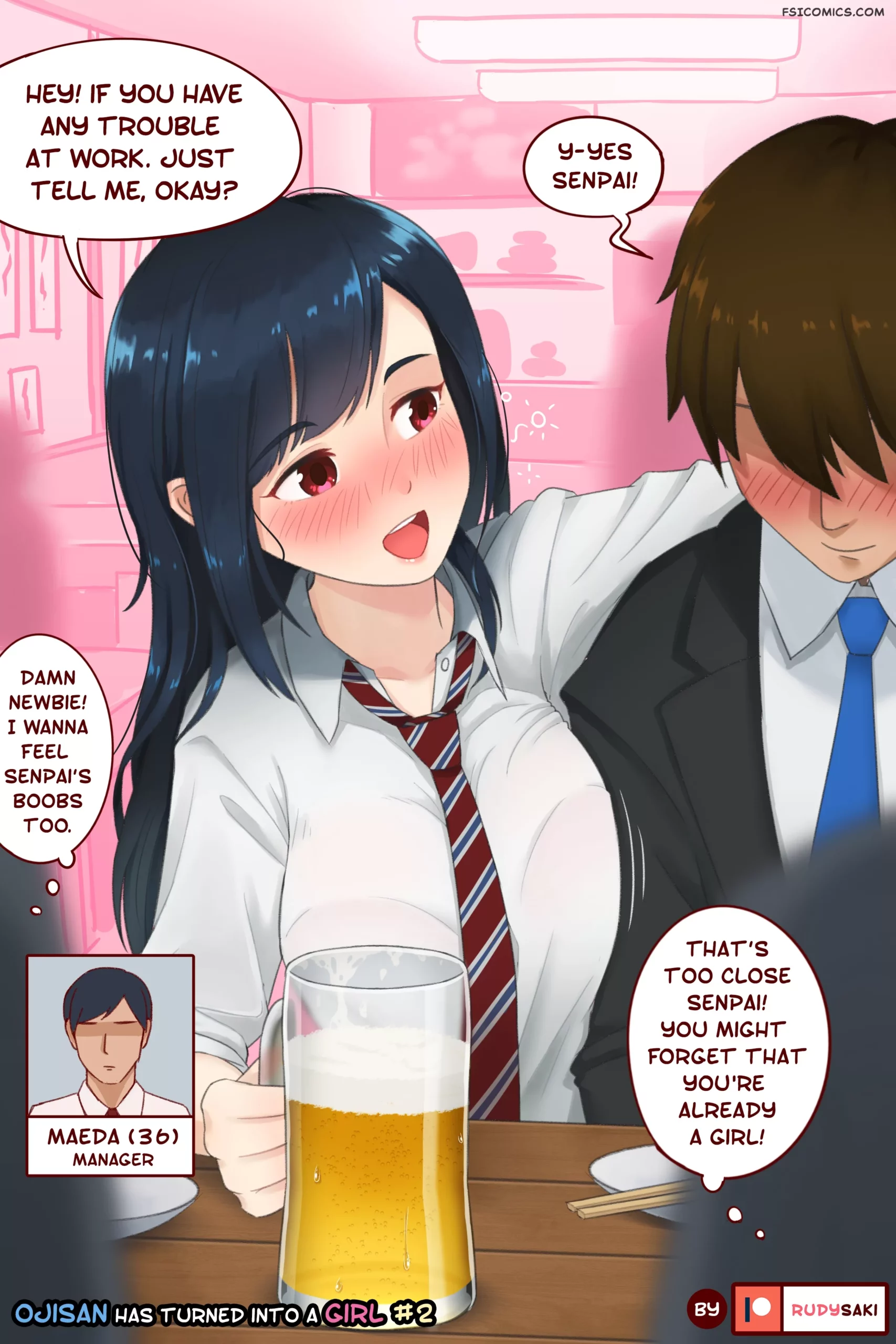 ojisan has turned into a girl rudy saki 004 scaled - FSIComics