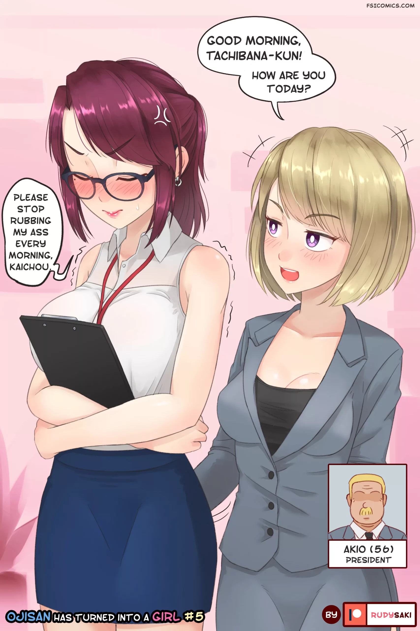 ojisan has turned into a girl rudy saki 010 scaled - FSIComics