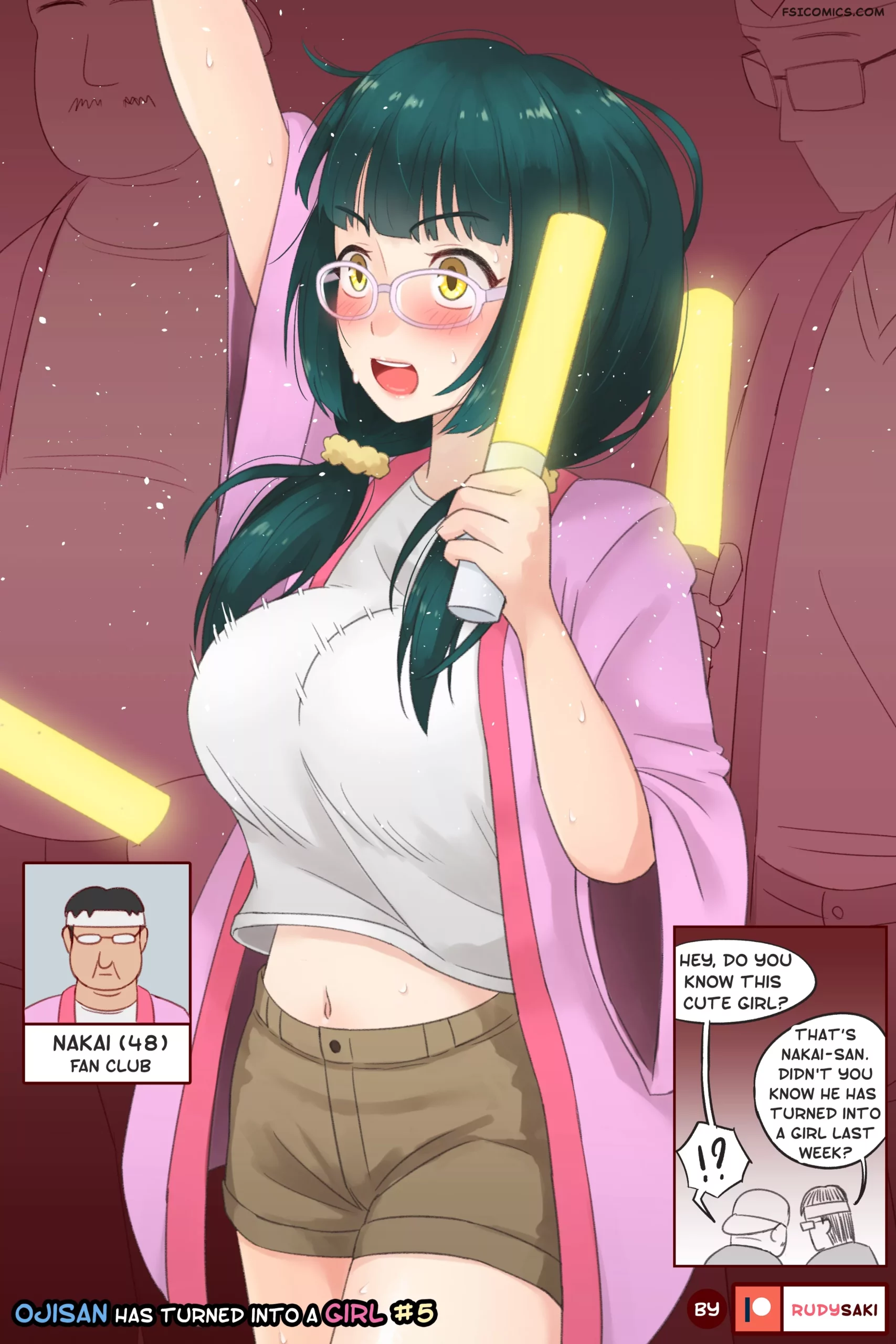 ojisan has turned into a girl rudy saki 012 scaled - FSIComics