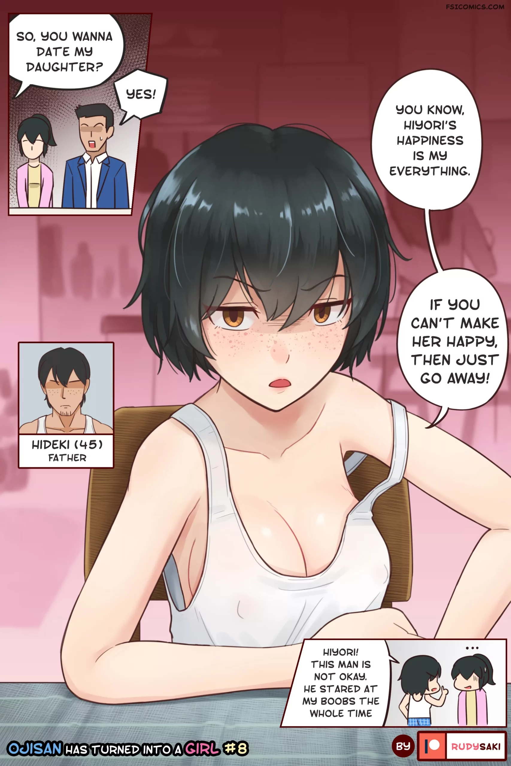 ojisan has turned into a girl rudy saki 016 scaled - FSIComics