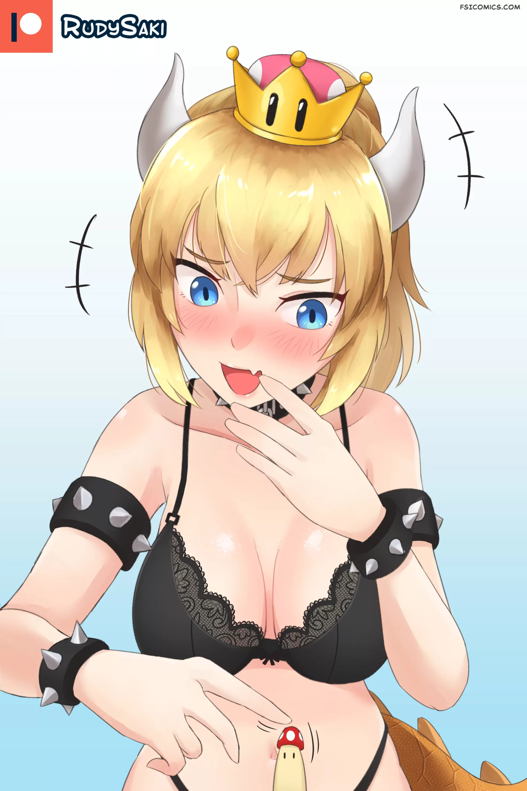 pinup artworks rudy saki Bowsette 01 47 bowsette 1 scaled - FSIComics