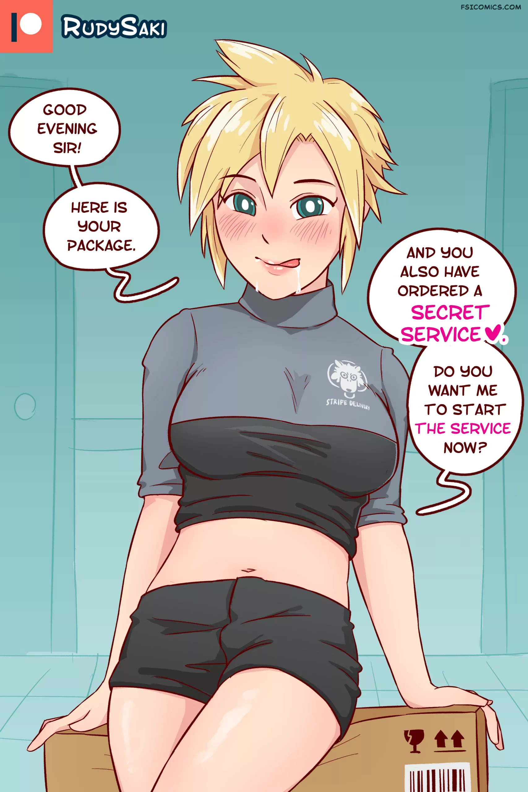 pinup artworks rudy saki Cloud Delivery Girl 01 29 cloud scaled - FSIComics