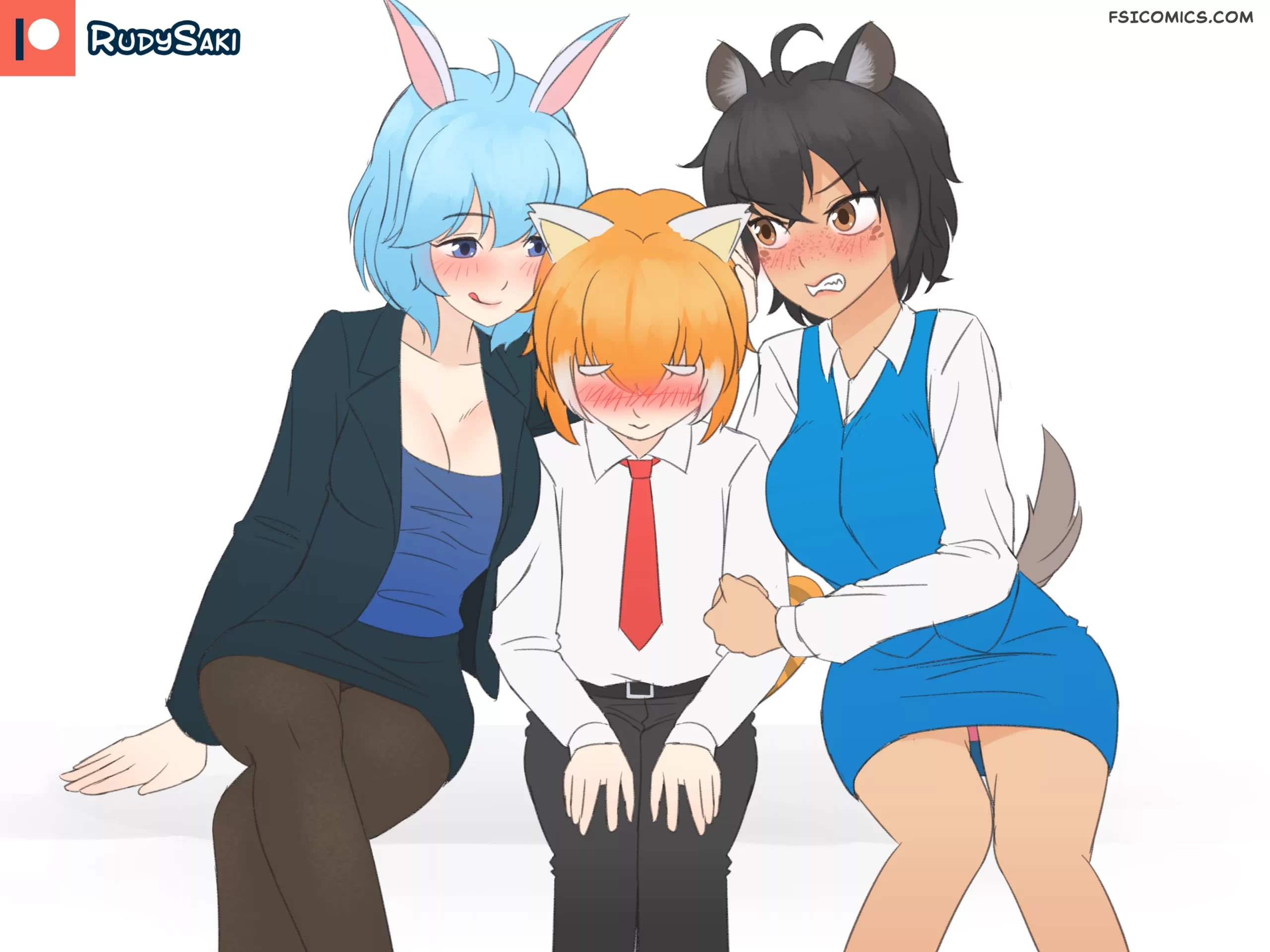pinup artworks rudy saki Doodle Haida Tadano Aggretsuko 03 26 aggretsuko scaled - FSIComics