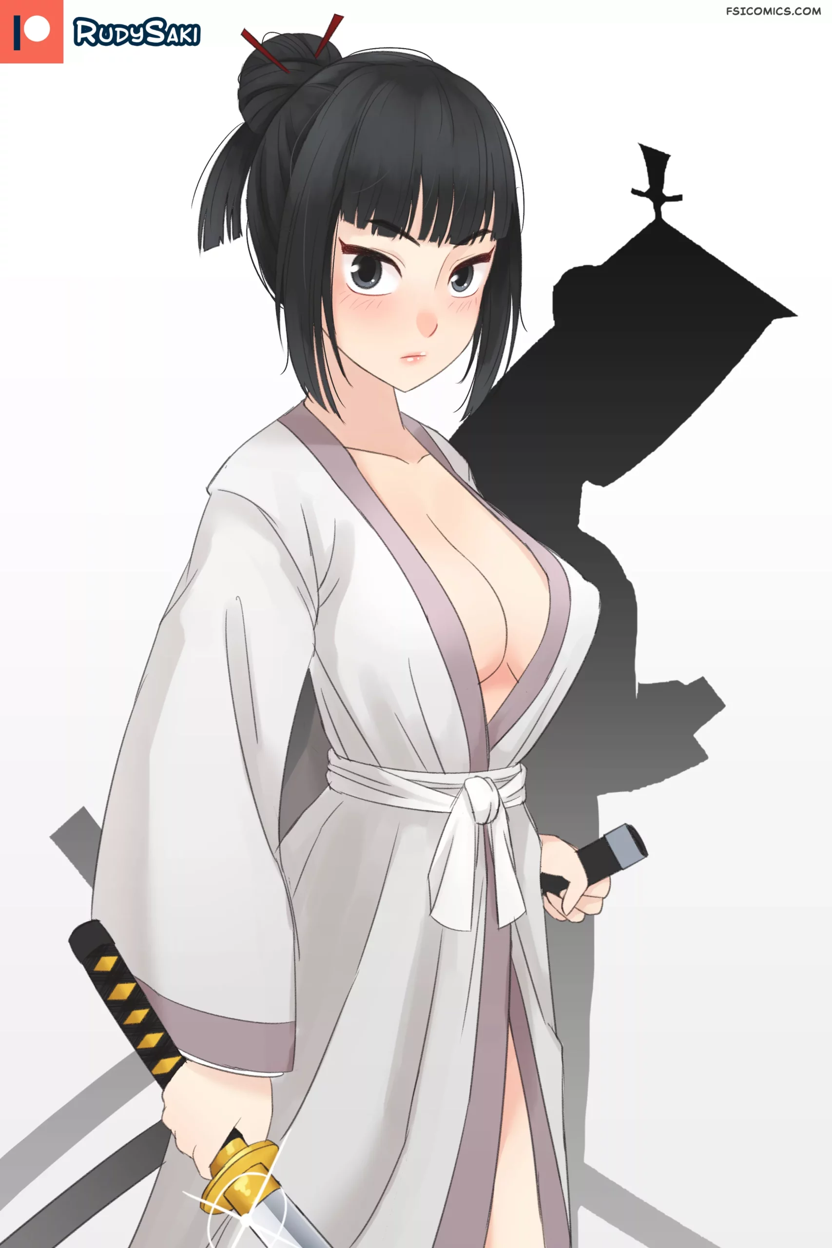 pinup artworks rudy saki Doodle Samurai Jack 01 28 samurai jack scaled - FSIComics