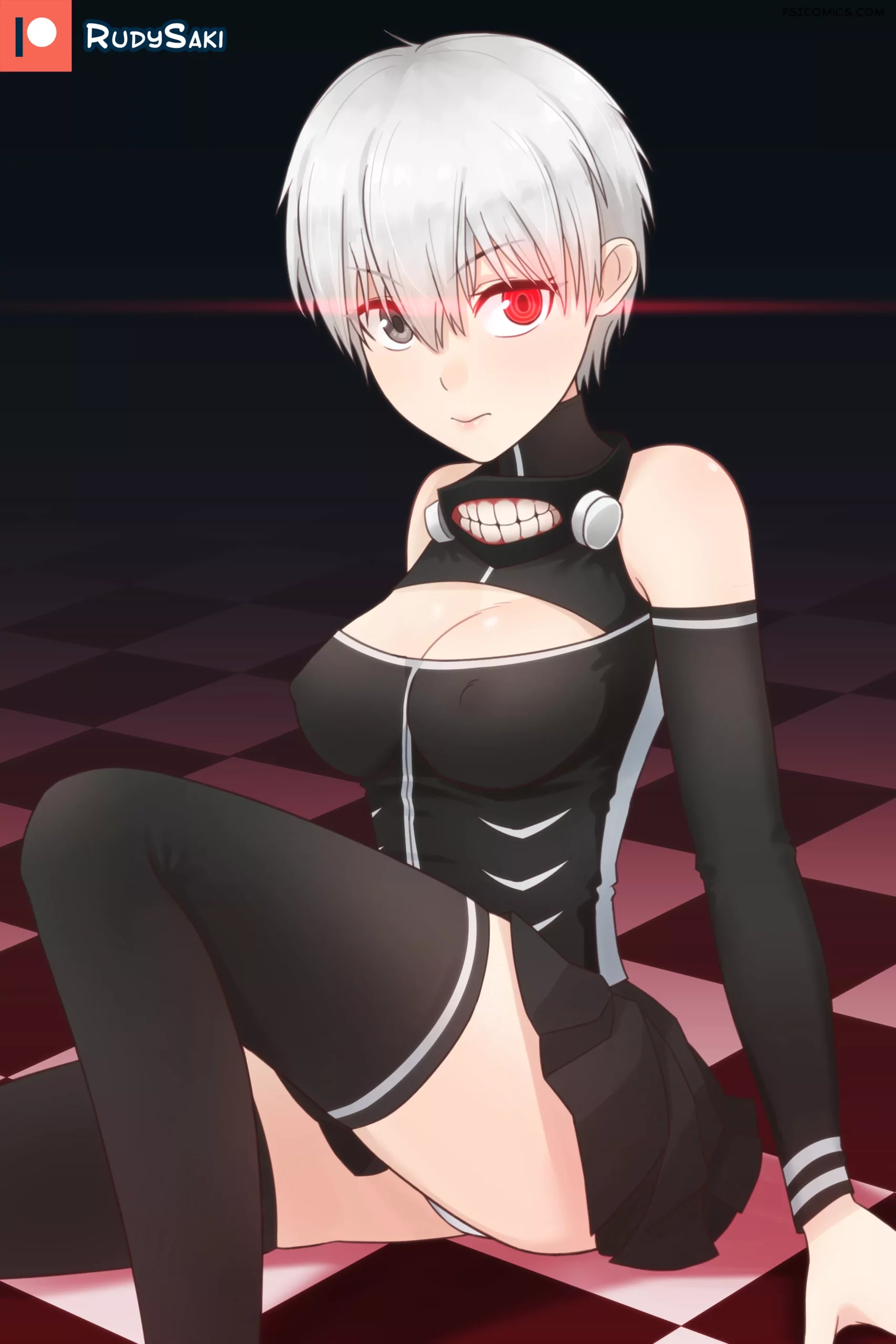 pinup artworks rudy saki Ken Kaneki 01 84 kenkaneki scaled - FSIComics