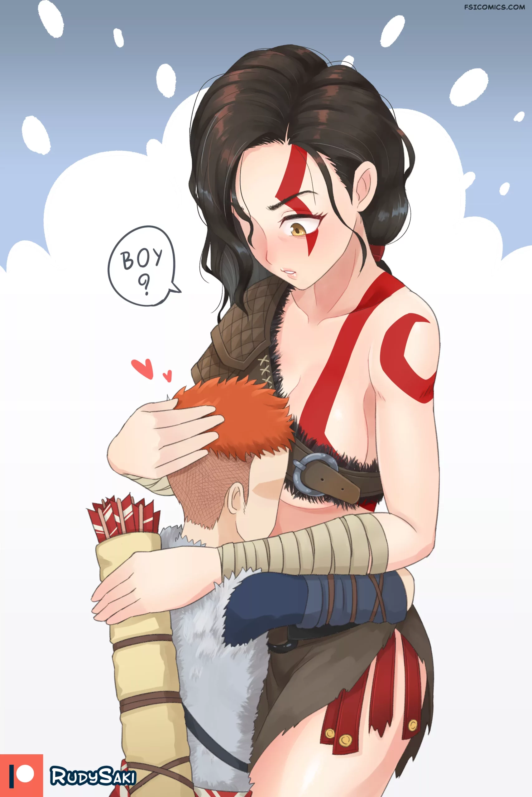 pinup artworks rudy saki Kratos 01 55 kratos scaled - FSIComics