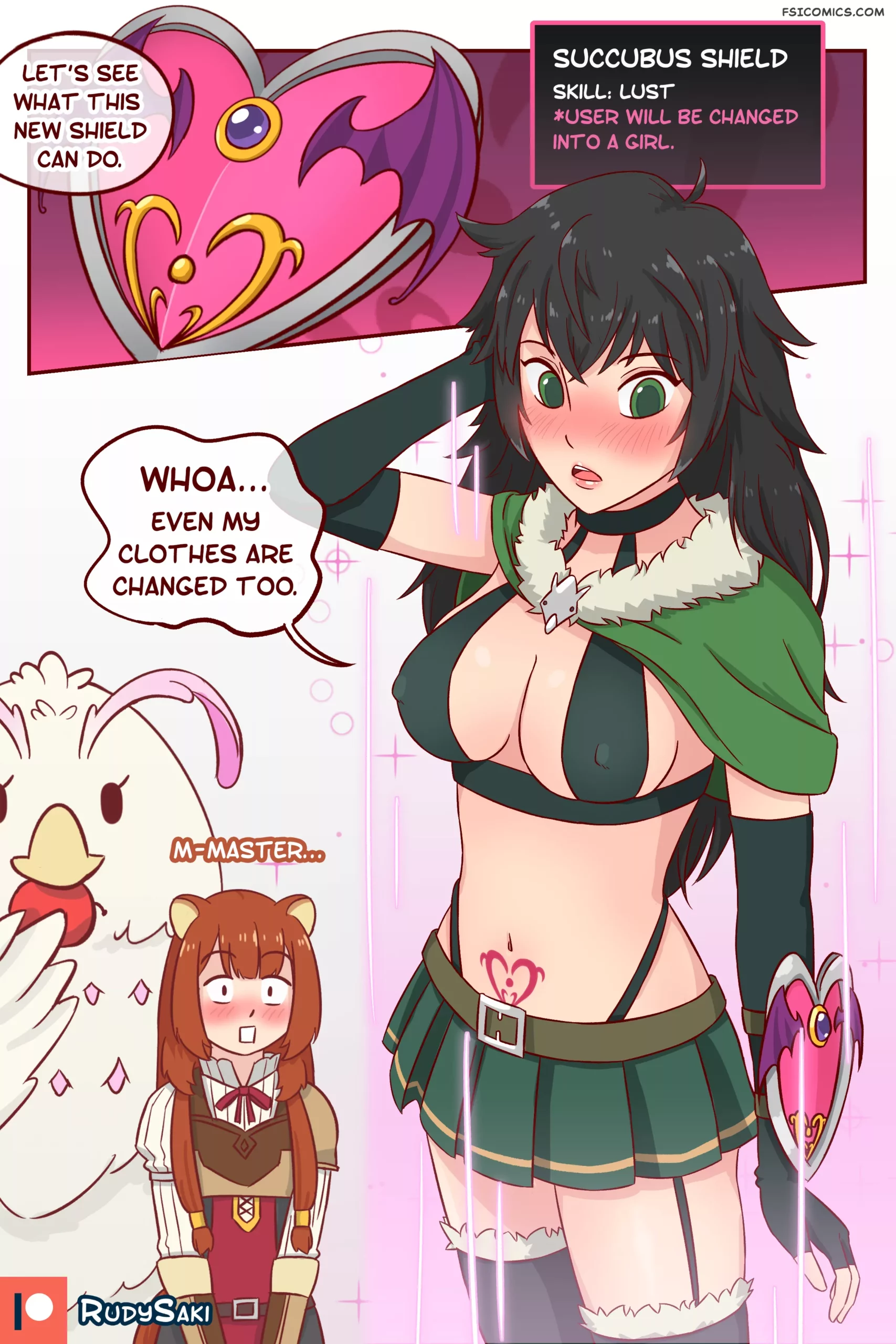 pinup artworks rudy saki Naofumi Succubus Shield 01 35 naofumi scaled - FSIComics