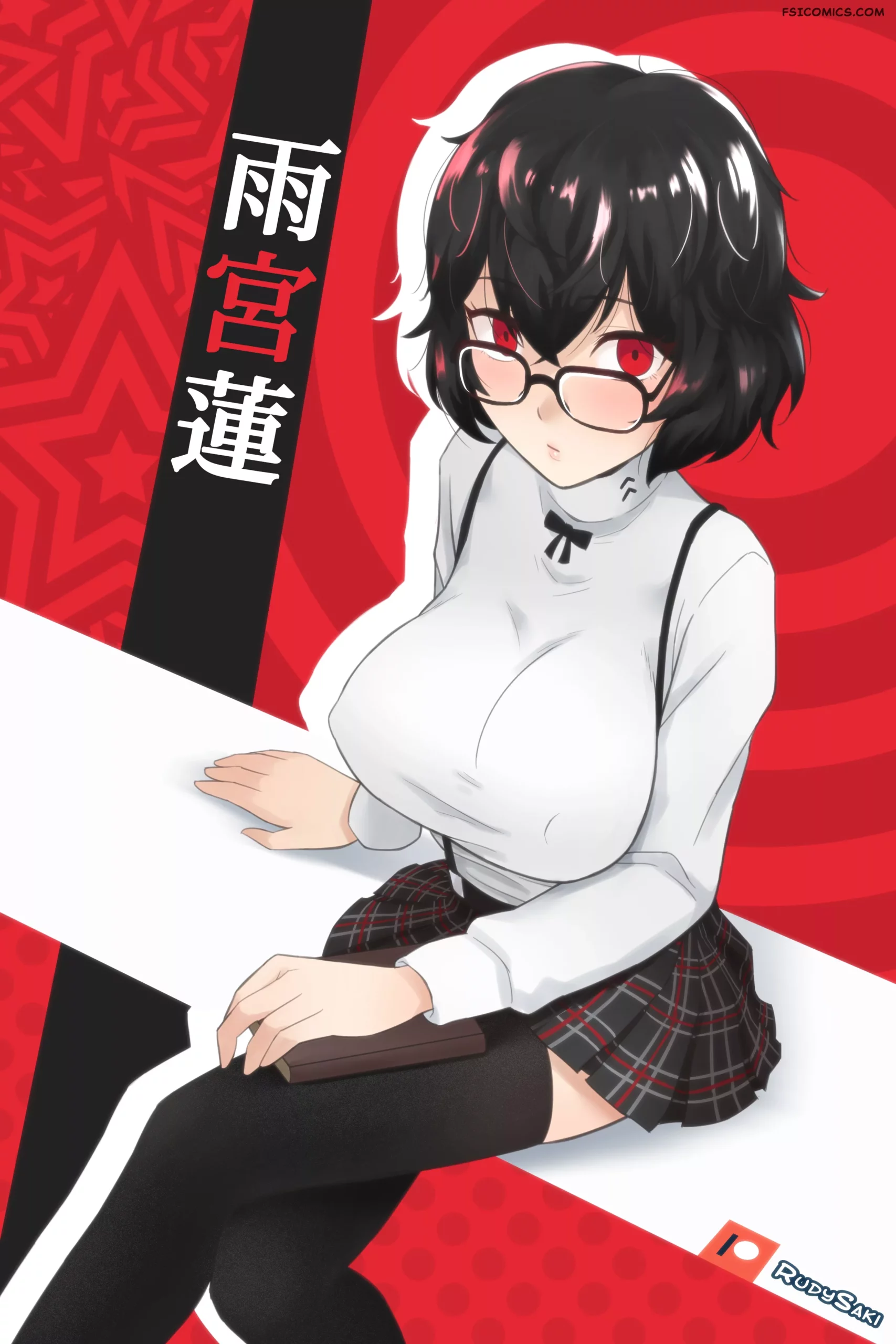 pinup artworks rudy saki Protagonist Persona 5 01 61 p5 scaled - FSIComics