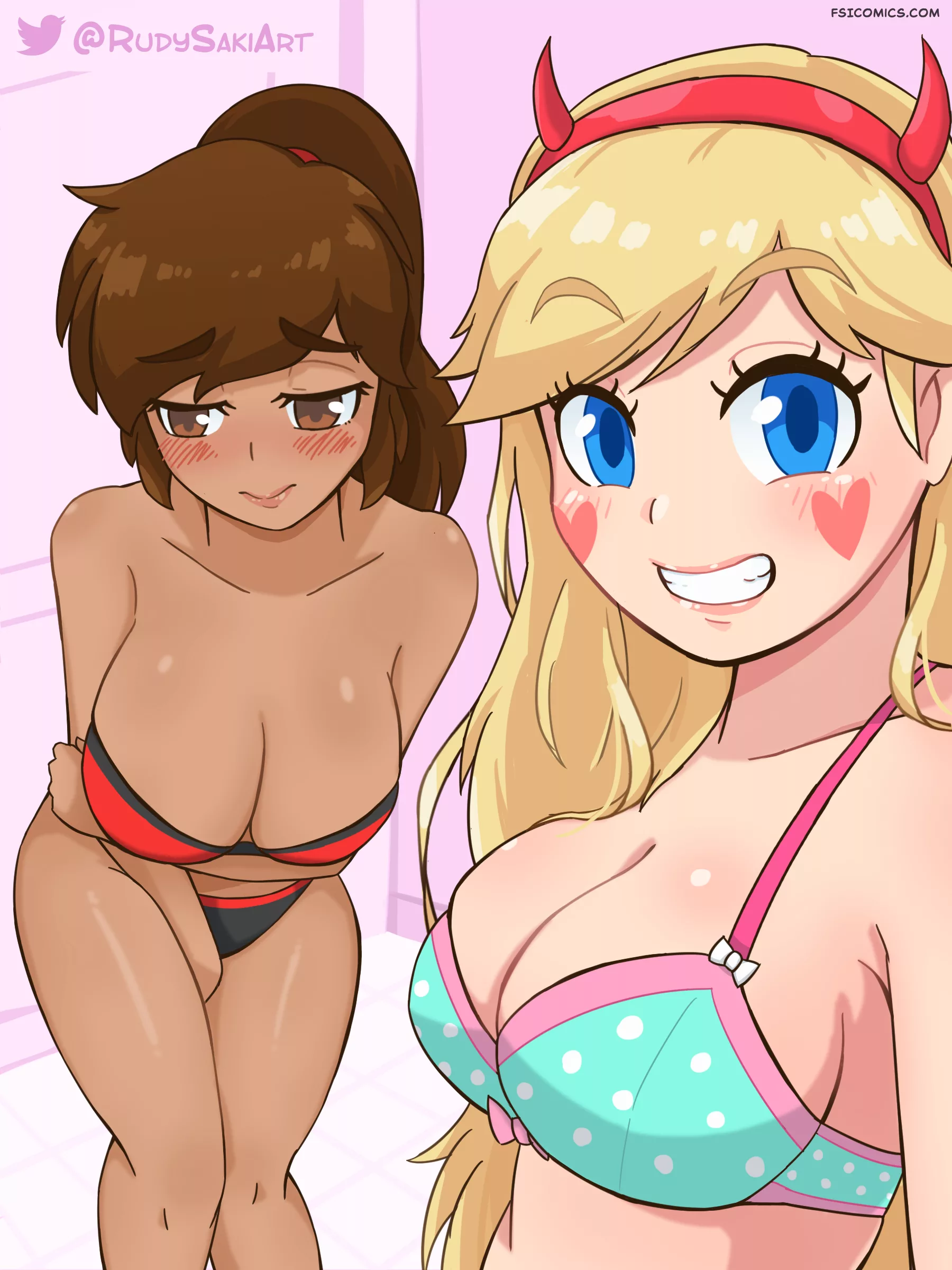 pinup artworks rudy saki Star Butterfly and Marco 01 5 star marco - FSIComics