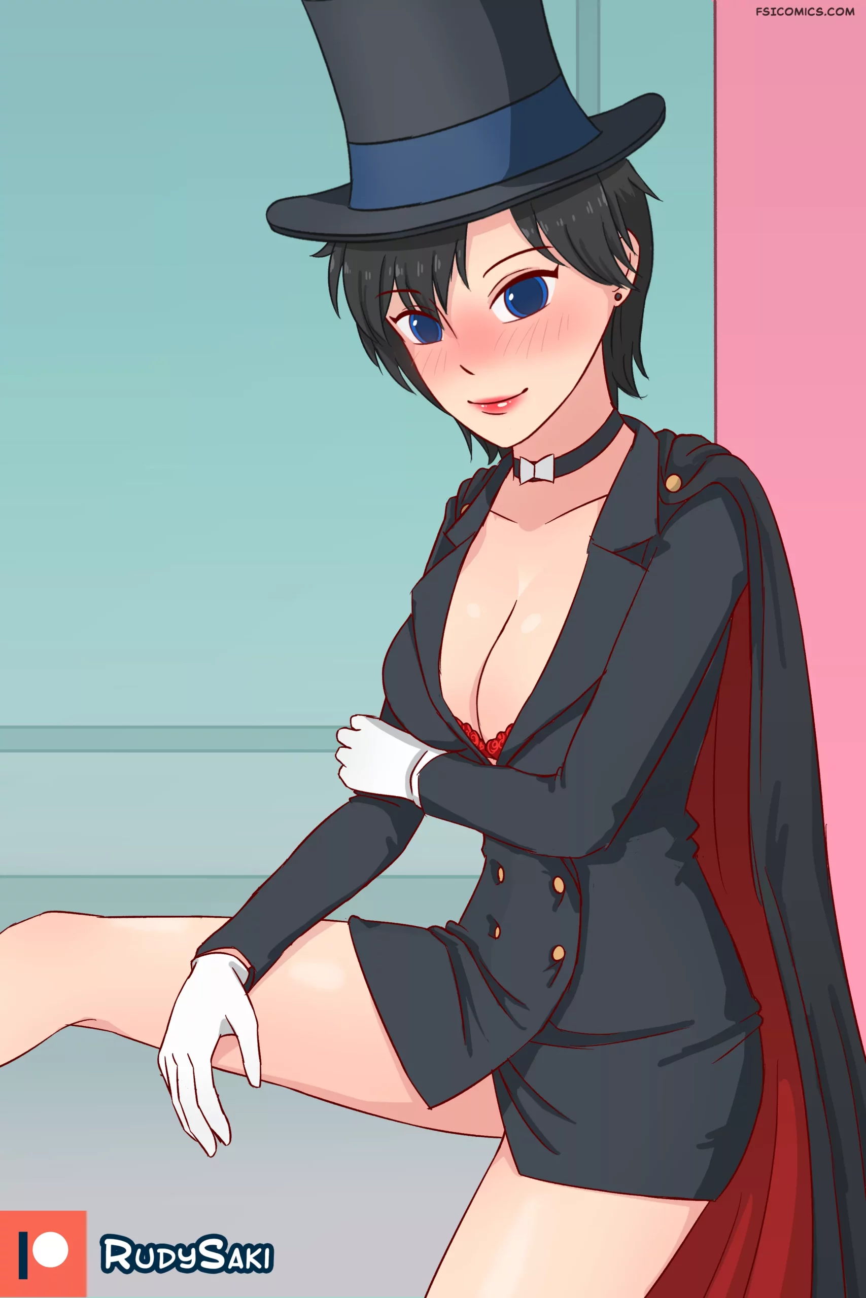 pinup artworks rudy saki Tuxedo Mask Redraw 03 14 tuxedo 2 scaled - FSIComics