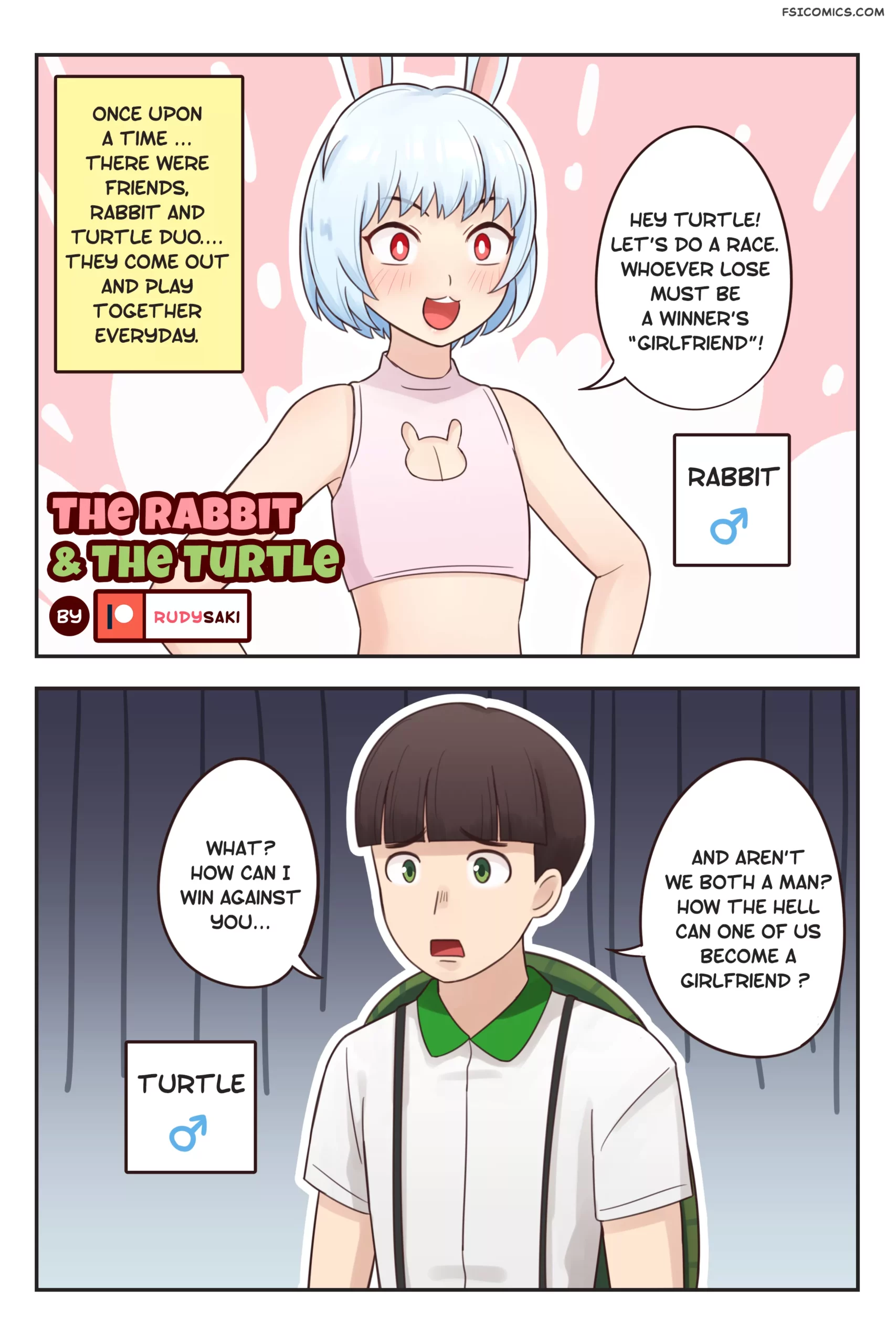 the rabbit and the turtle rudy saki 001 scaled - FSIComics