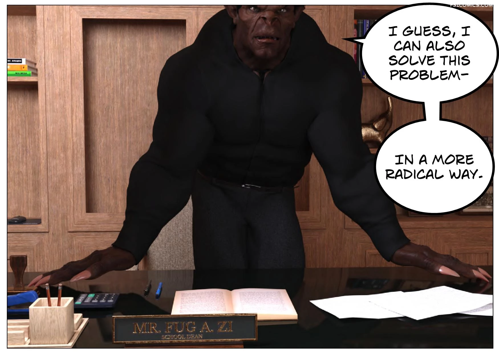 In The Deans Office TGAnimation FSIComics.com 14 - FSIComics In The Deans Office TGAnimation FSIComics.com 14 - FSIComics