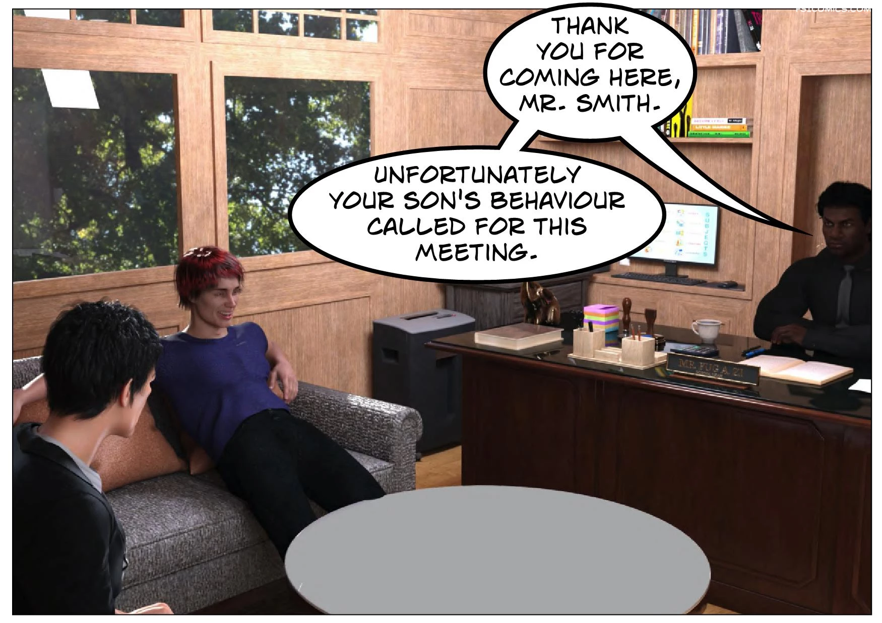 In The Deans Office TGAnimation FSIComics.com 2 - FSIComics In The Deans Office TGAnimation FSIComics.com 2 - FSIComics