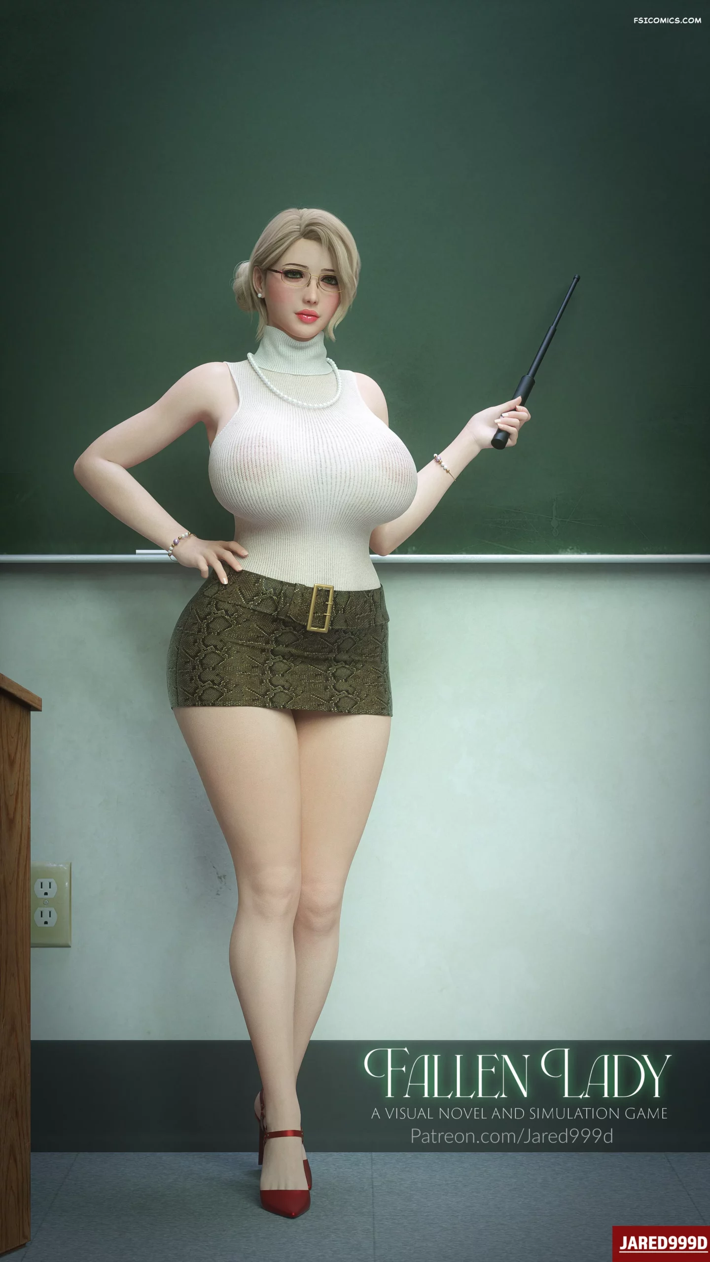 fallen lady the game pinups jared999d 026 scaled - FSIComics fallen lady the game pinups jared999d 026 scaled - FSIComics