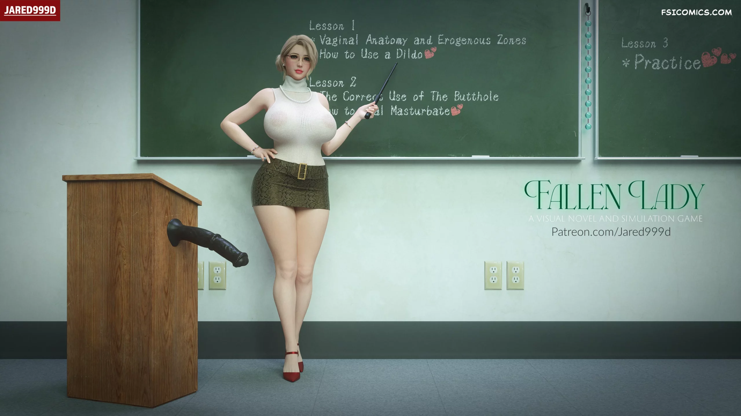 fallen lady the game pinups jared999d 031 scaled - FSIComics fallen lady the game pinups jared999d 031 scaled - FSIComics