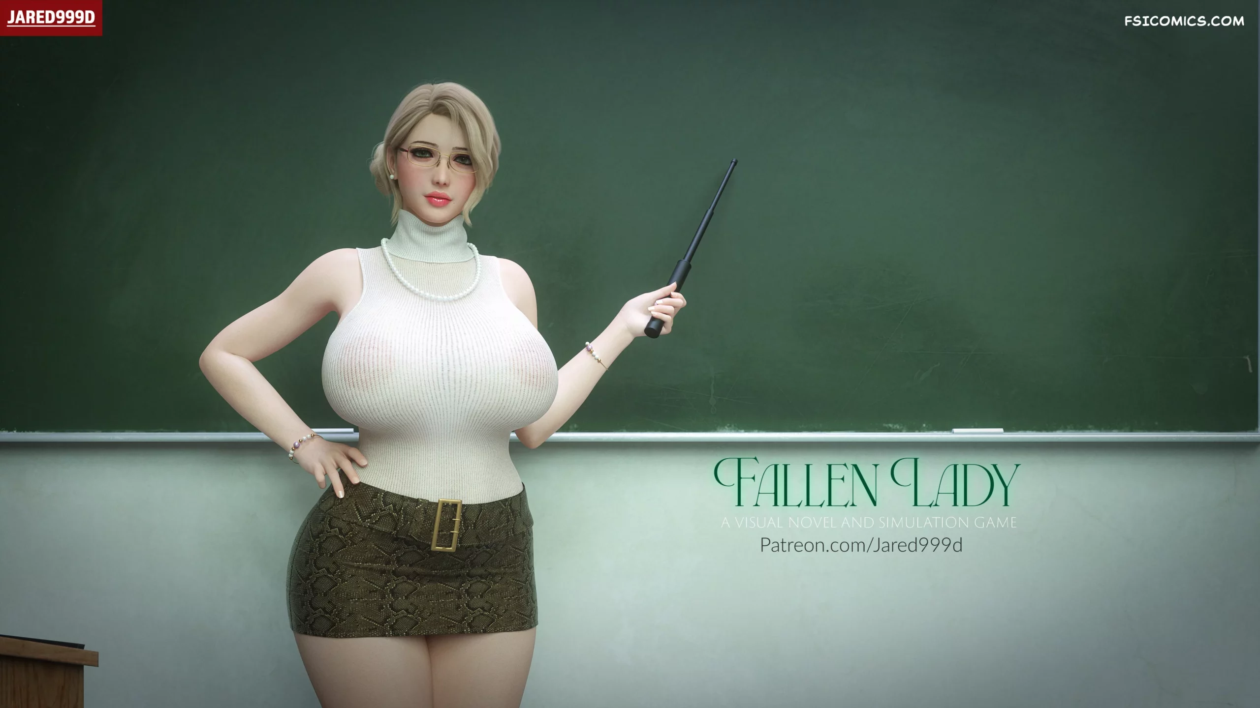 fallen lady the game pinups jared999d 033 scaled - FSIComics fallen lady the game pinups jared999d 033 scaled - FSIComics