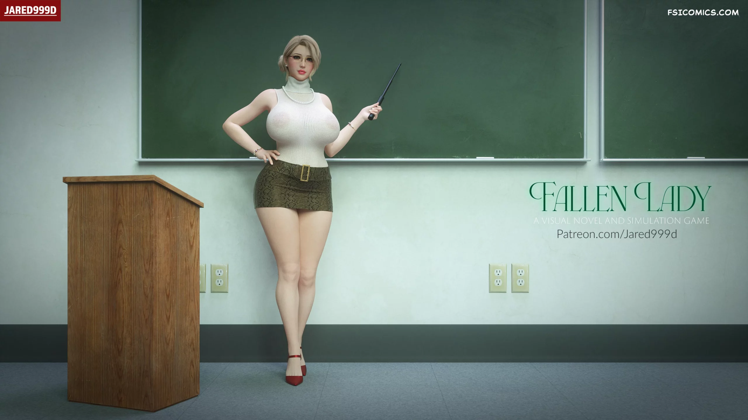 fallen lady the game pinups jared999d 034 scaled - FSIComics fallen lady the game pinups jared999d 034 scaled - FSIComics