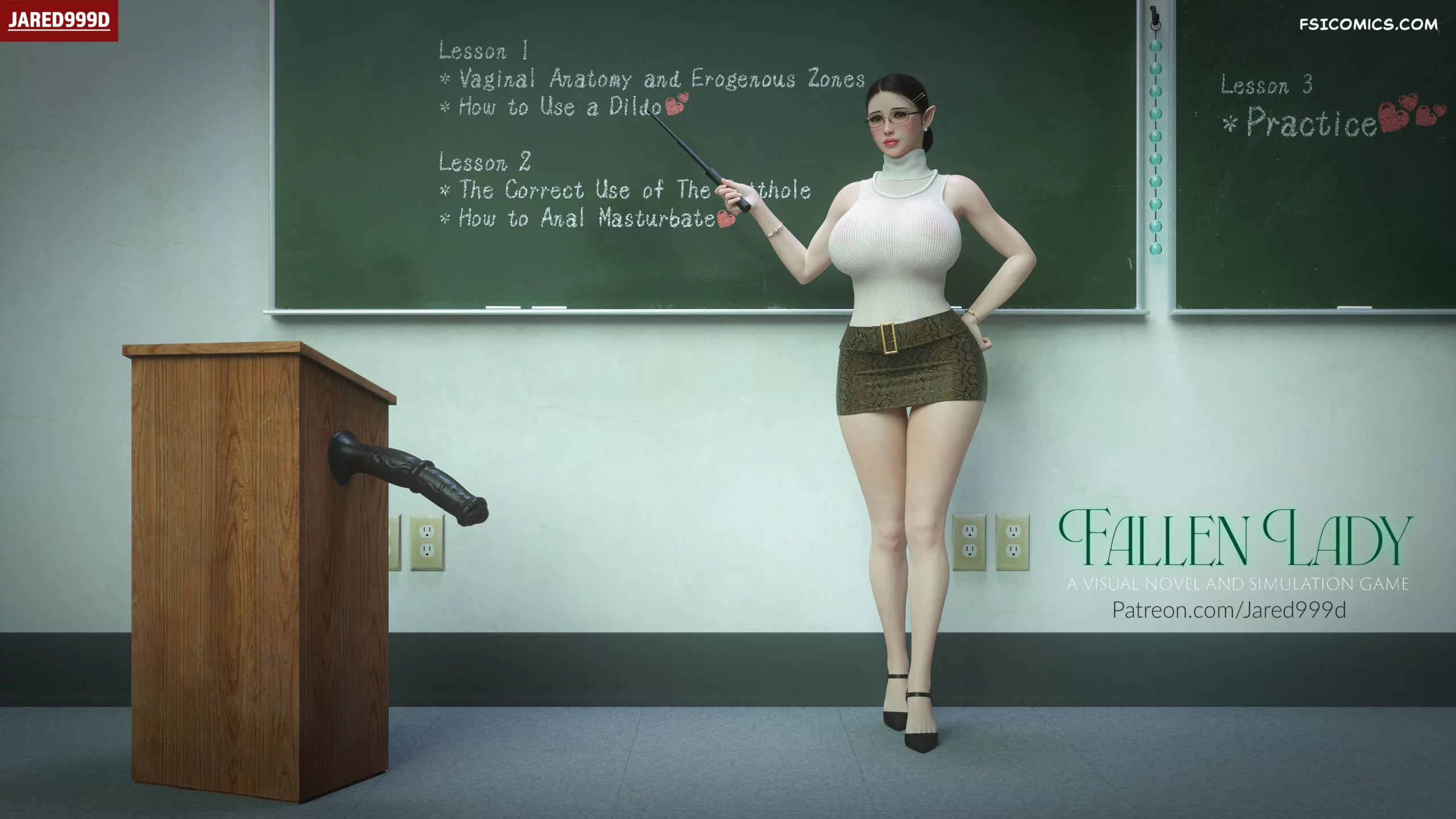 fallen lady the game pinups jared999d 035 scaled - FSIComics fallen lady the game pinups jared999d 035 scaled - FSIComics