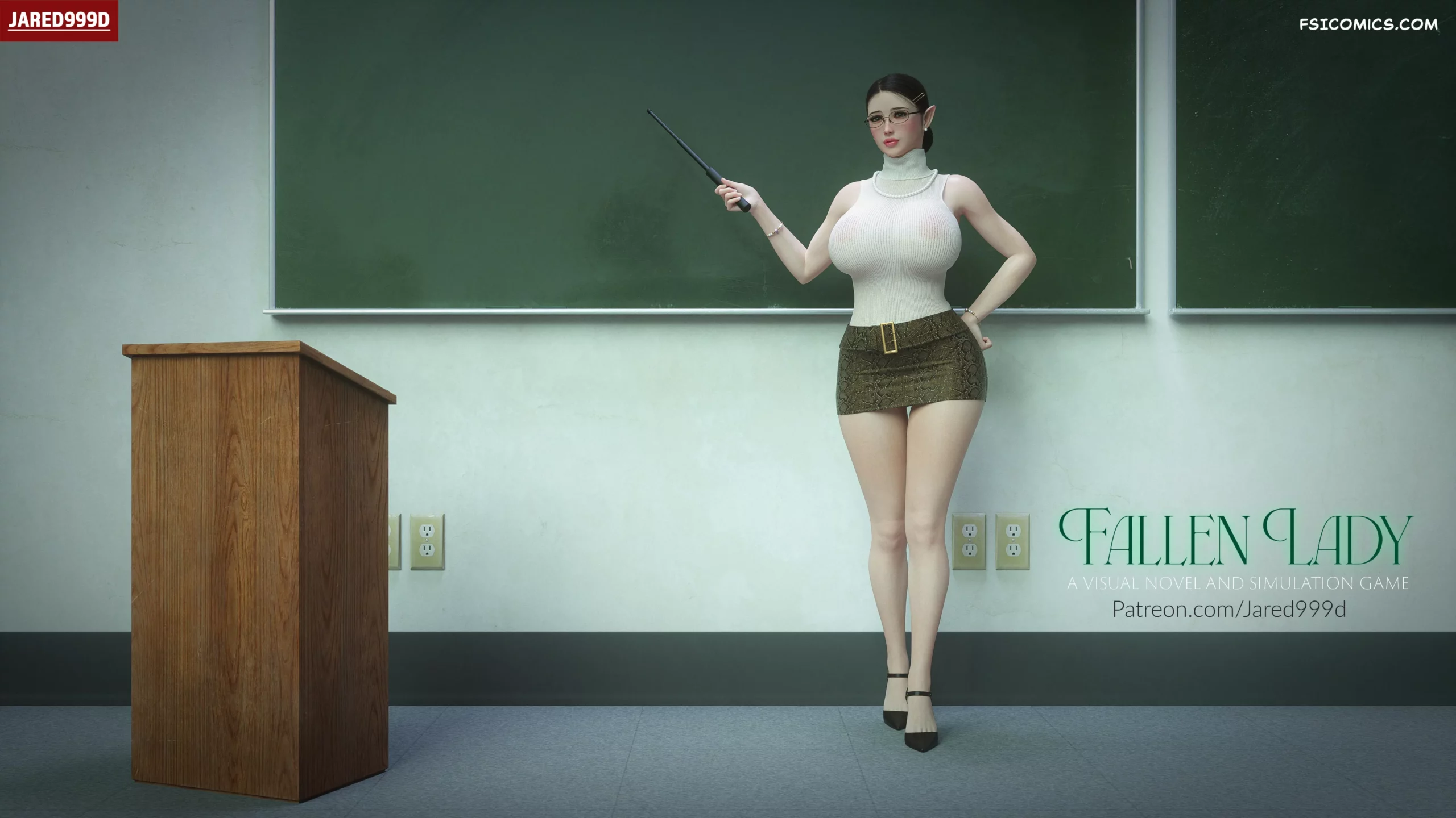 fallen lady the game pinups jared999d 038 scaled - FSIComics fallen lady the game pinups jared999d 038 scaled - FSIComics