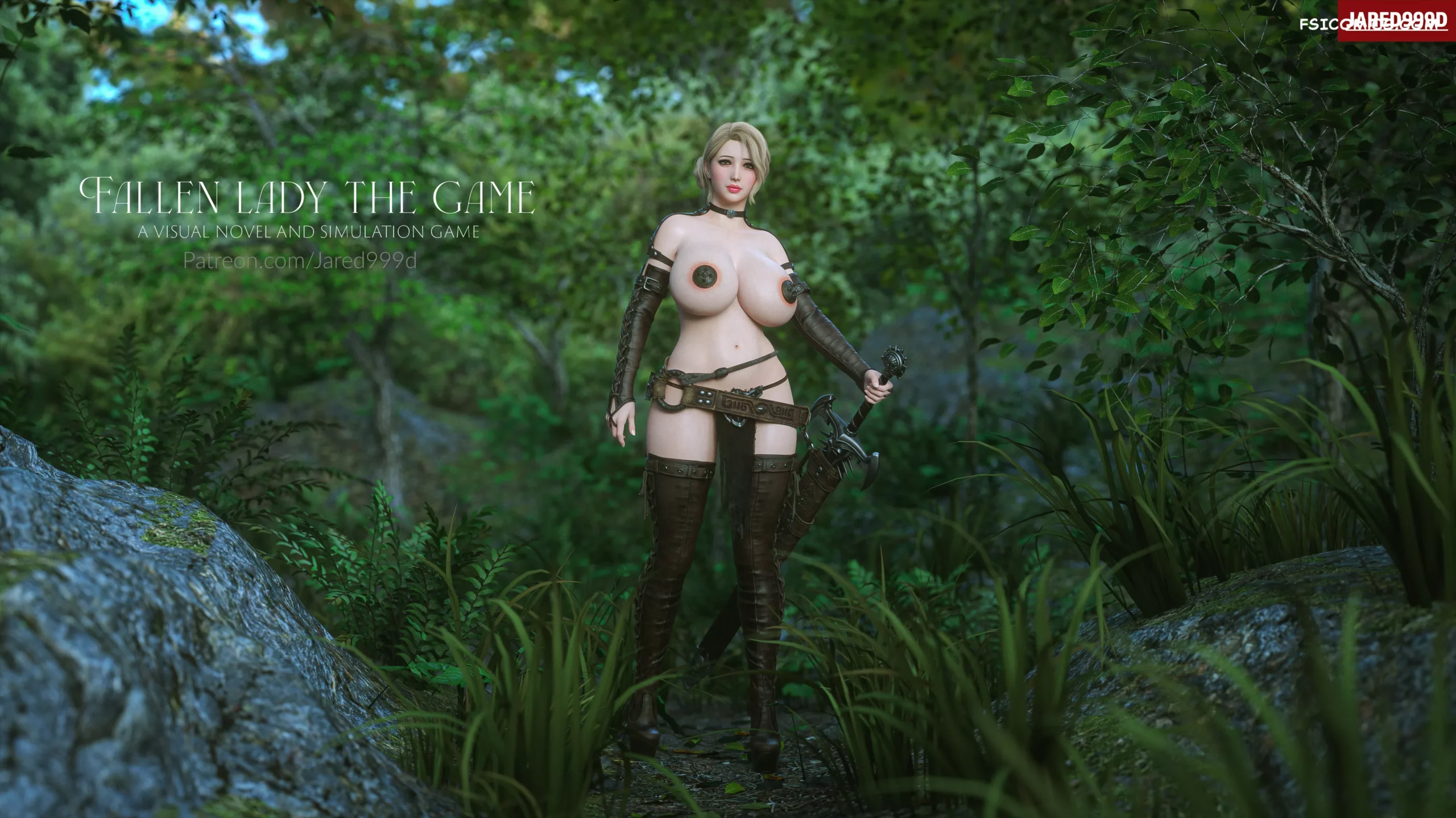 fallen lady the game pinups jared999d 095 scaled - FSIComics fallen lady the game pinups jared999d 095 scaled - FSIComics