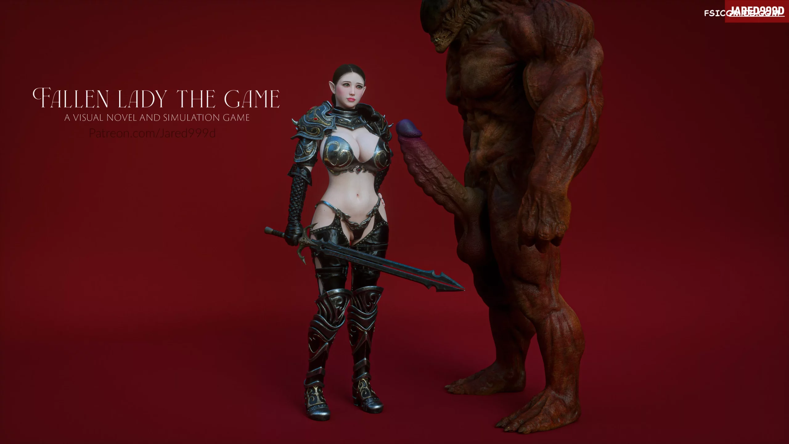 fallen lady the game pinups jared999d 111 scaled - FSIComics fallen lady the game pinups jared999d 111 scaled - FSIComics