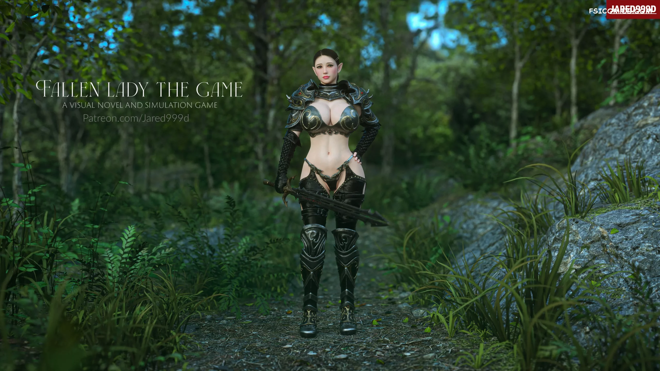 fallen lady the game pinups jared999d 113 scaled - FSIComics fallen lady the game pinups jared999d 113 scaled - FSIComics