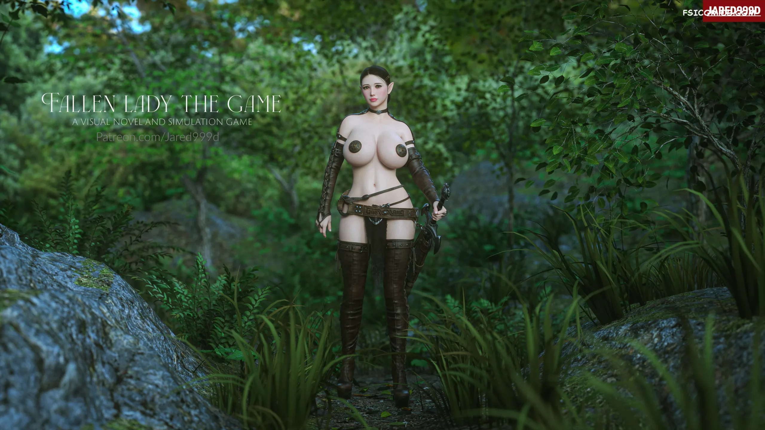 fallen lady the game pinups jared999d 115 scaled - FSIComics fallen lady the game pinups jared999d 115 scaled - FSIComics