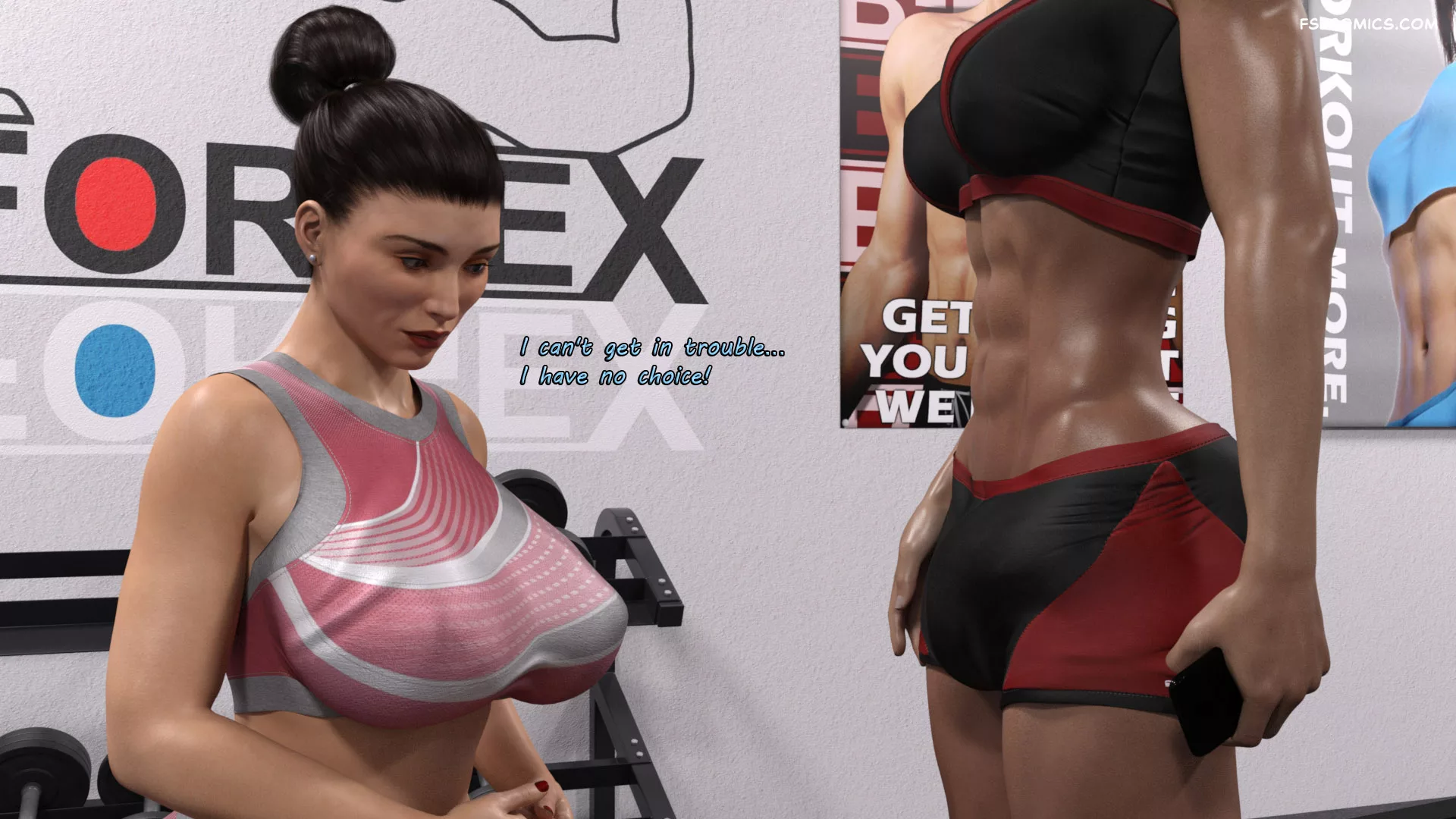 Blackmailing of MILF Serge3DX FSIComics.com 16 - FSIComics