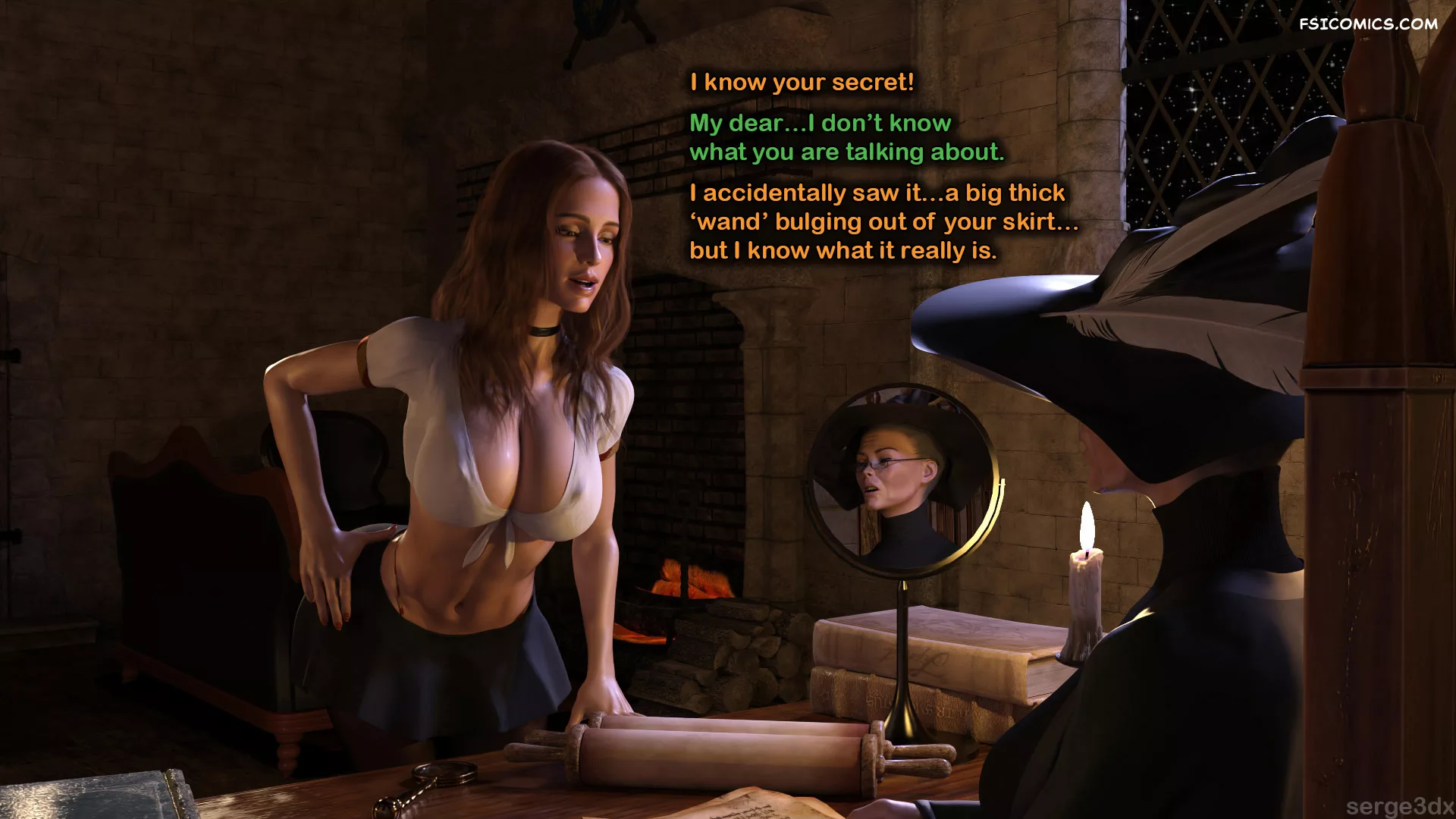 Hermione Granger and the Professors Wand Serge3DX FSIComics.com 10 - FSIComics Hermione Granger and the Professors Wand Serge3DX FSIComics.com 10 - FSIComics