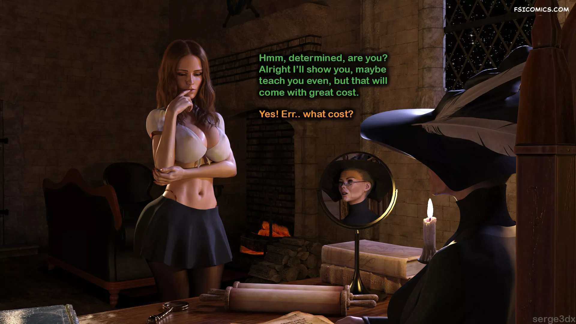 Hermione Granger and the Professors Wand Serge3DX FSIComics.com 15 - FSIComics Hermione Granger and the Professors Wand Serge3DX FSIComics.com 15 - FSIComics