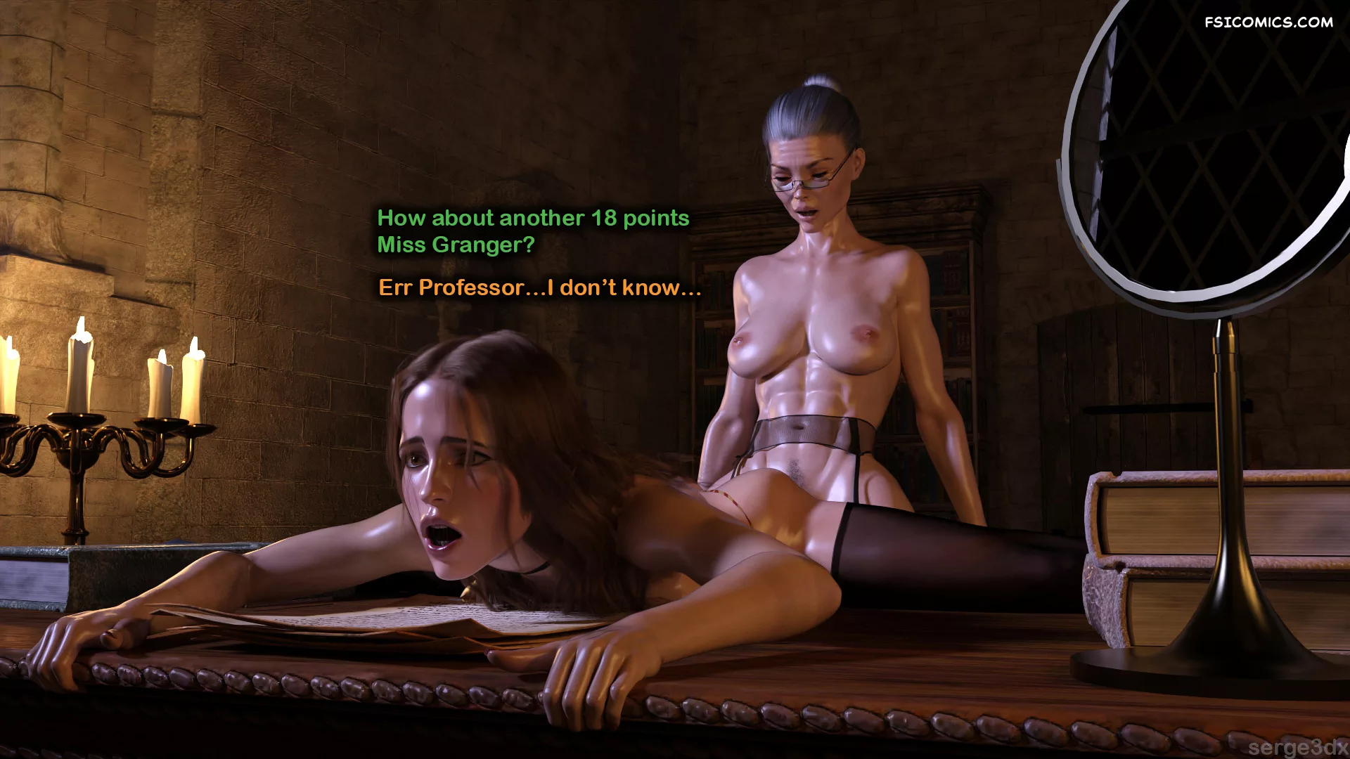 Hermione Granger and the Professors Wand Serge3DX FSIComics.com 65 - FSIComics Hermione Granger and the Professors Wand Serge3DX FSIComics.com 65 - FSIComics