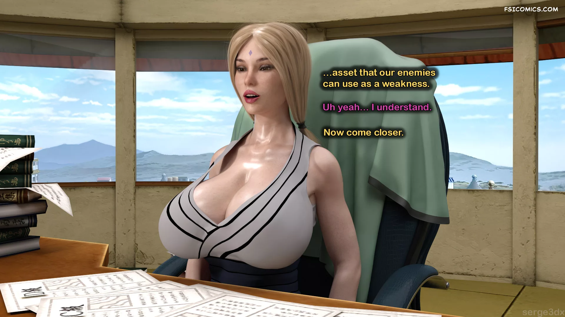 Training Tsunade Serge3DX FSIComics.com 10 - FSIComics