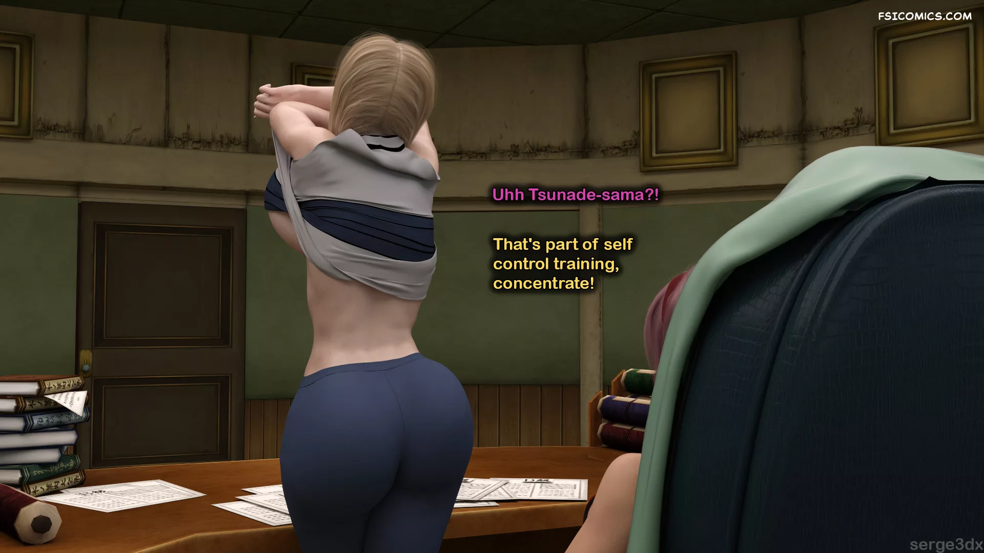 Training Tsunade Serge3DX FSIComics.com 13 - FSIComics